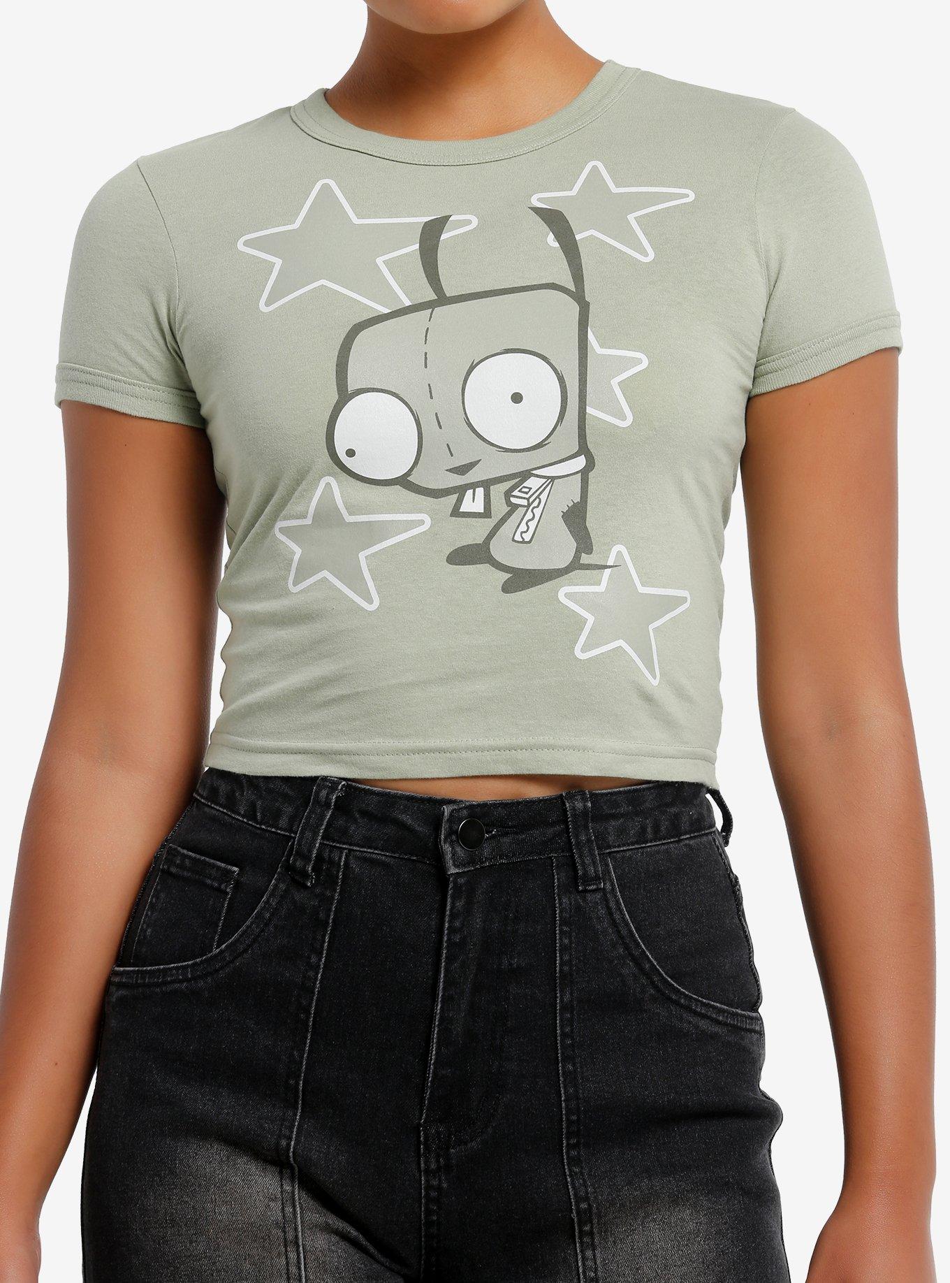 Invader Zim GIR Stars Girls Baby T-Shirt, , hi-res