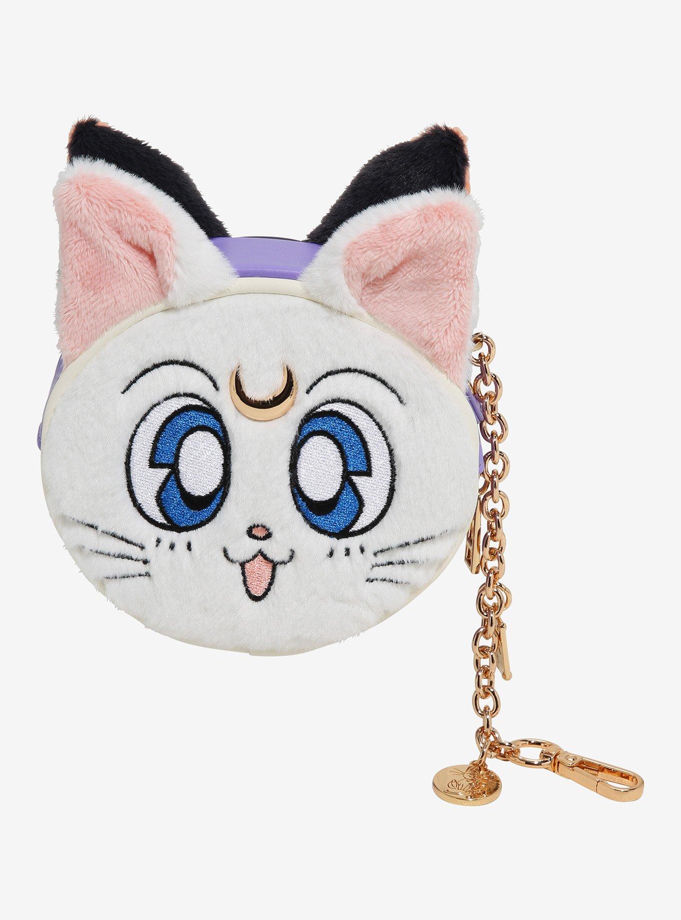 Pretty Guardian Sailor Moon Luna & Artemis Double Sided Coin Purse - BoxLunch Exclusive, , hi-res