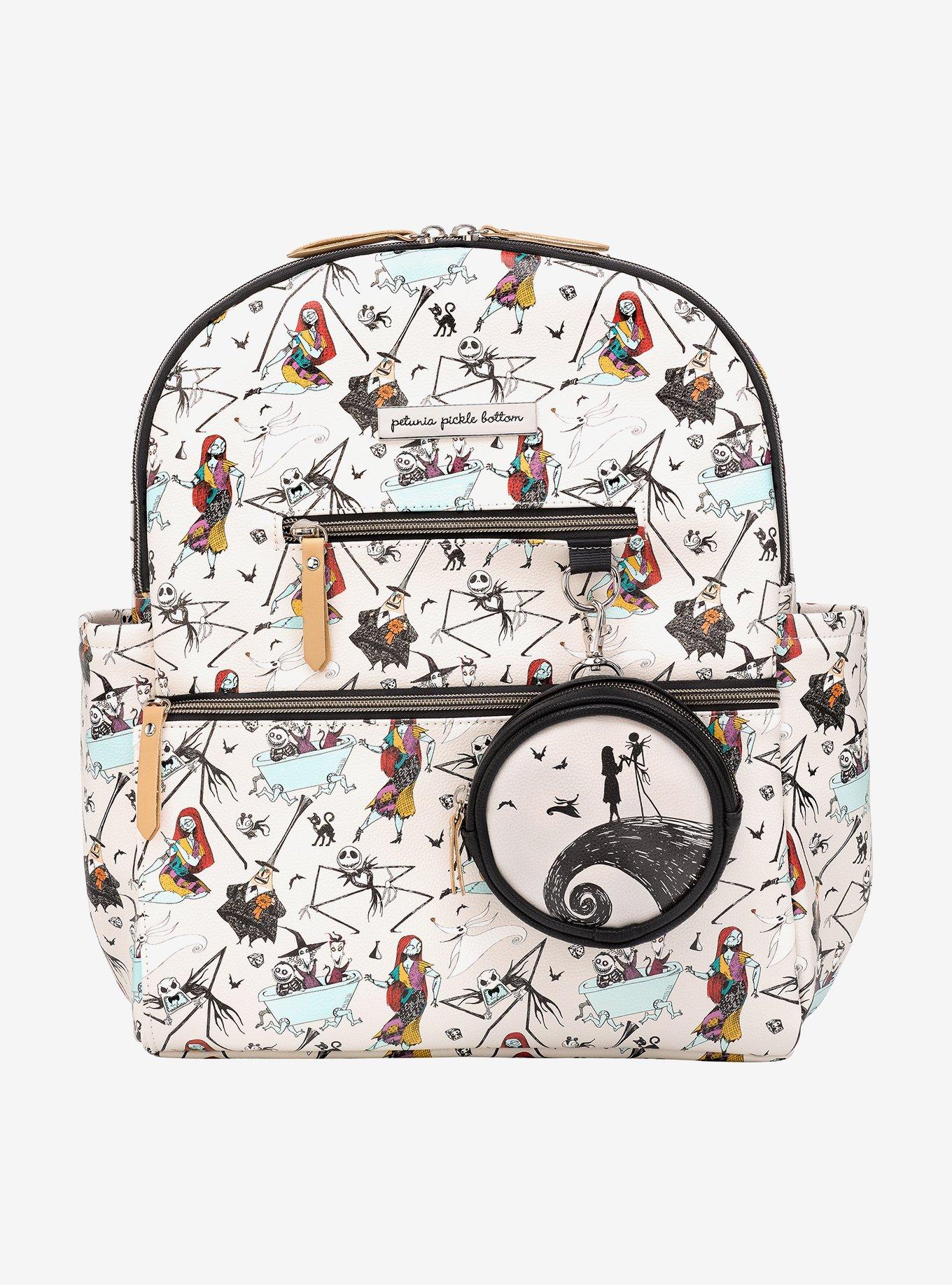 Petunia Pickle Bottom Disney The Nightmare Before Christmas Characters Allover Print Ace Backpack & Coin Purse, , hi-res