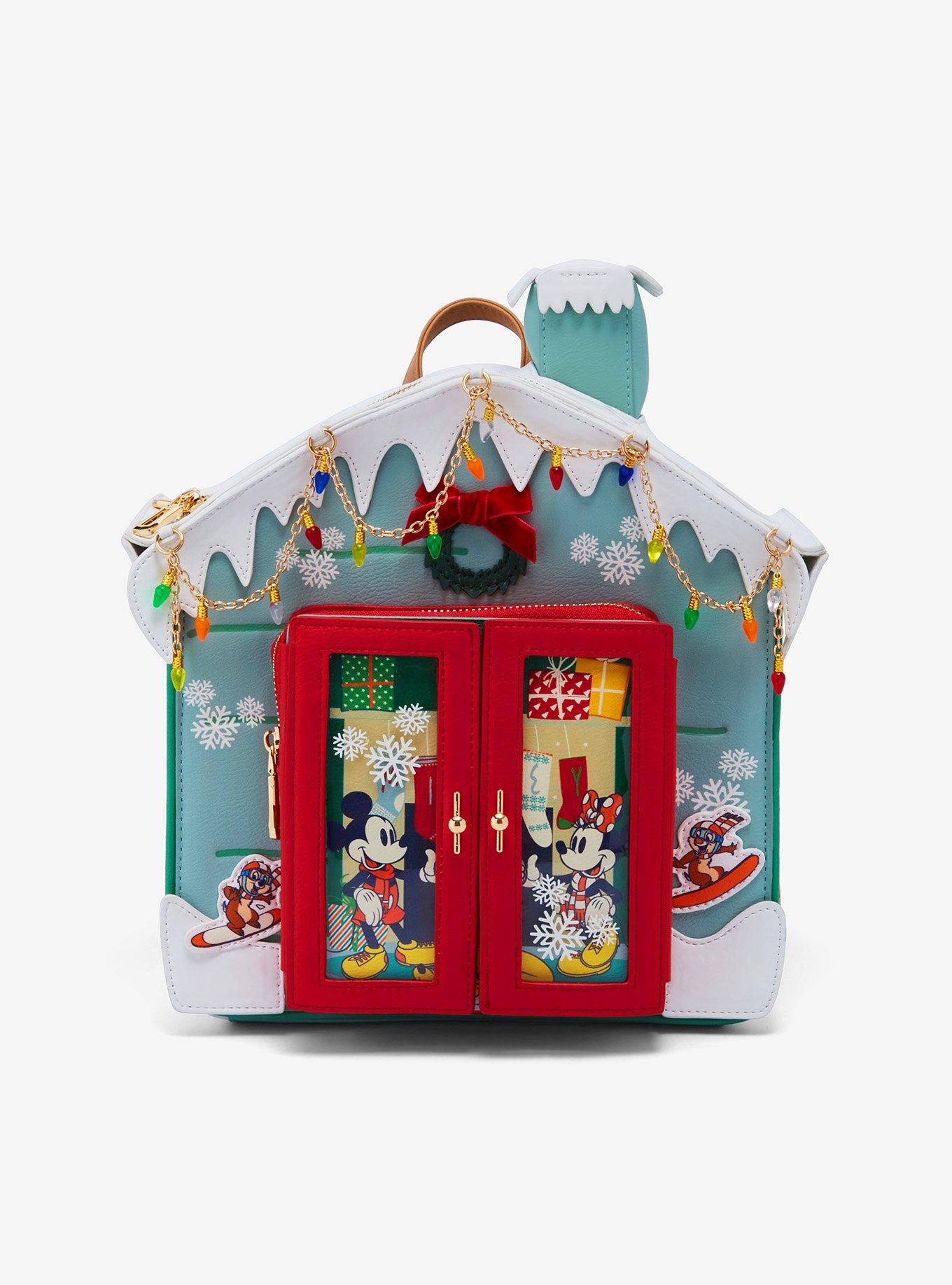 Disney Mickey Mouse and Friends Ski House Figural Mini Backpack - BoxLunch Exclusive, , hi-res