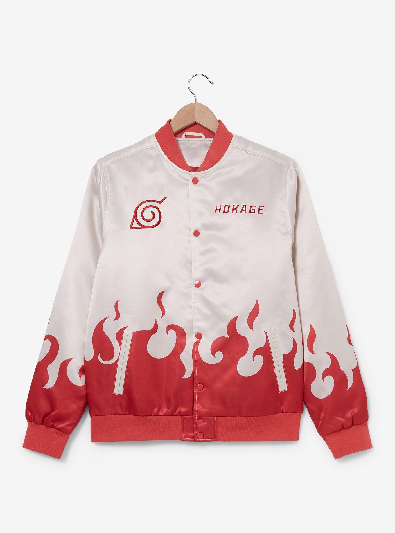 Naruto Shippuden Hokage Flames Bomber Jacket - BoxLunch Exclusive, , hi-res