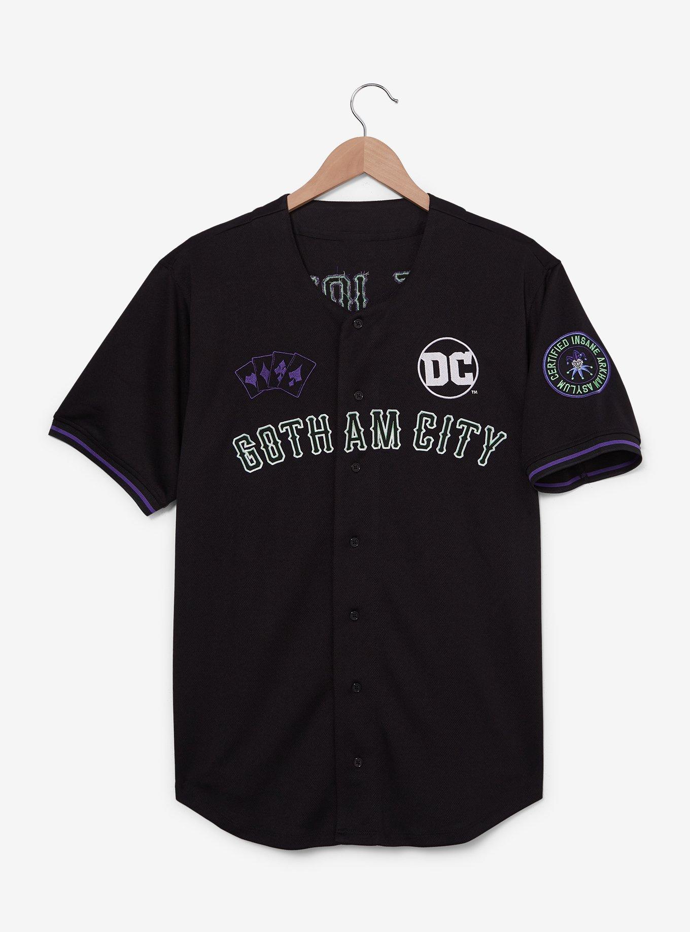 DC Comics Batman The Joker Gotham City Baseball Jersey — BoxLunch Exclusive, , hi-res