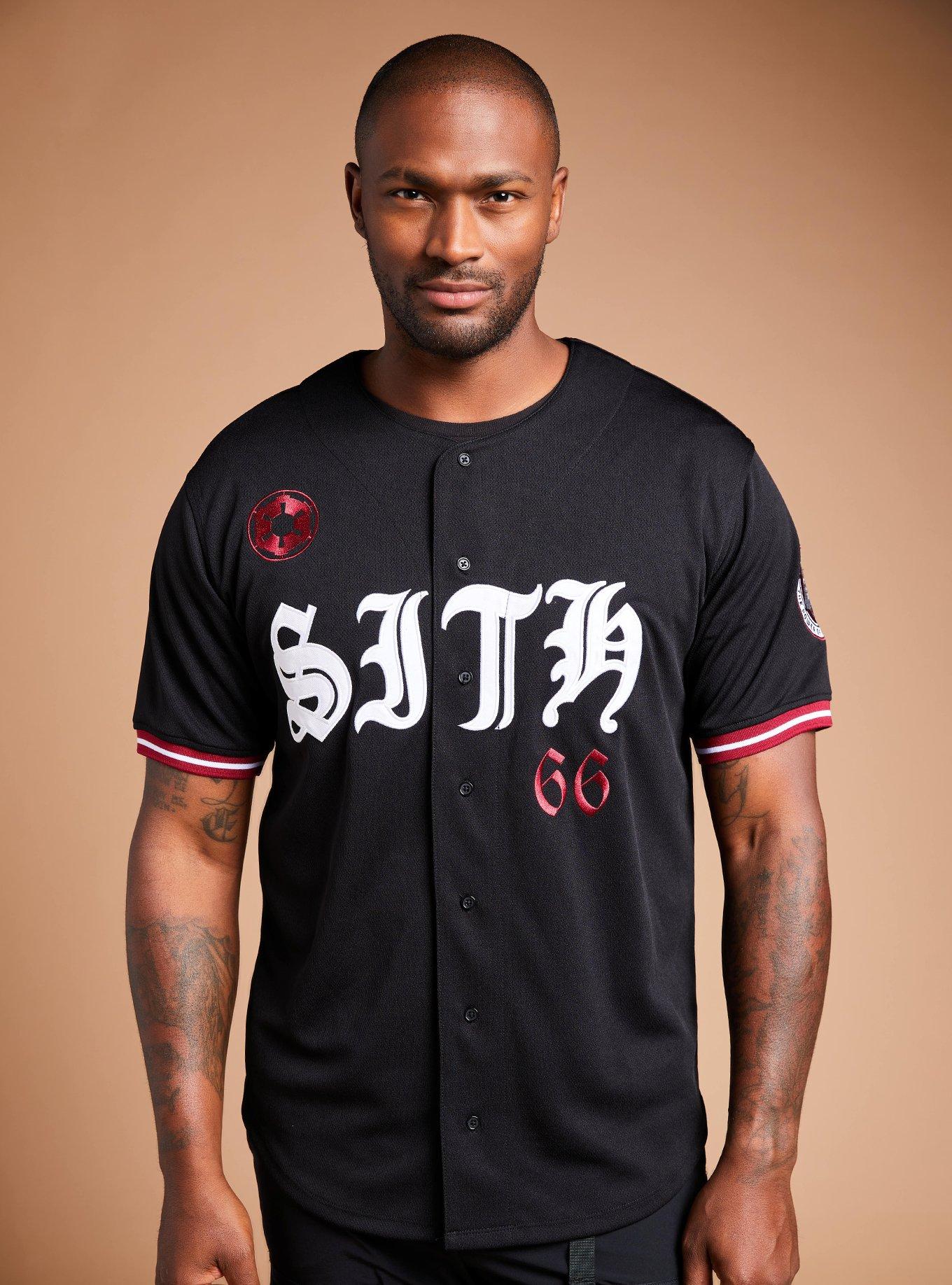 Star Wars Sith Gothic Style Baseball Jersey — BoxLunch Exclusive BoxLunch