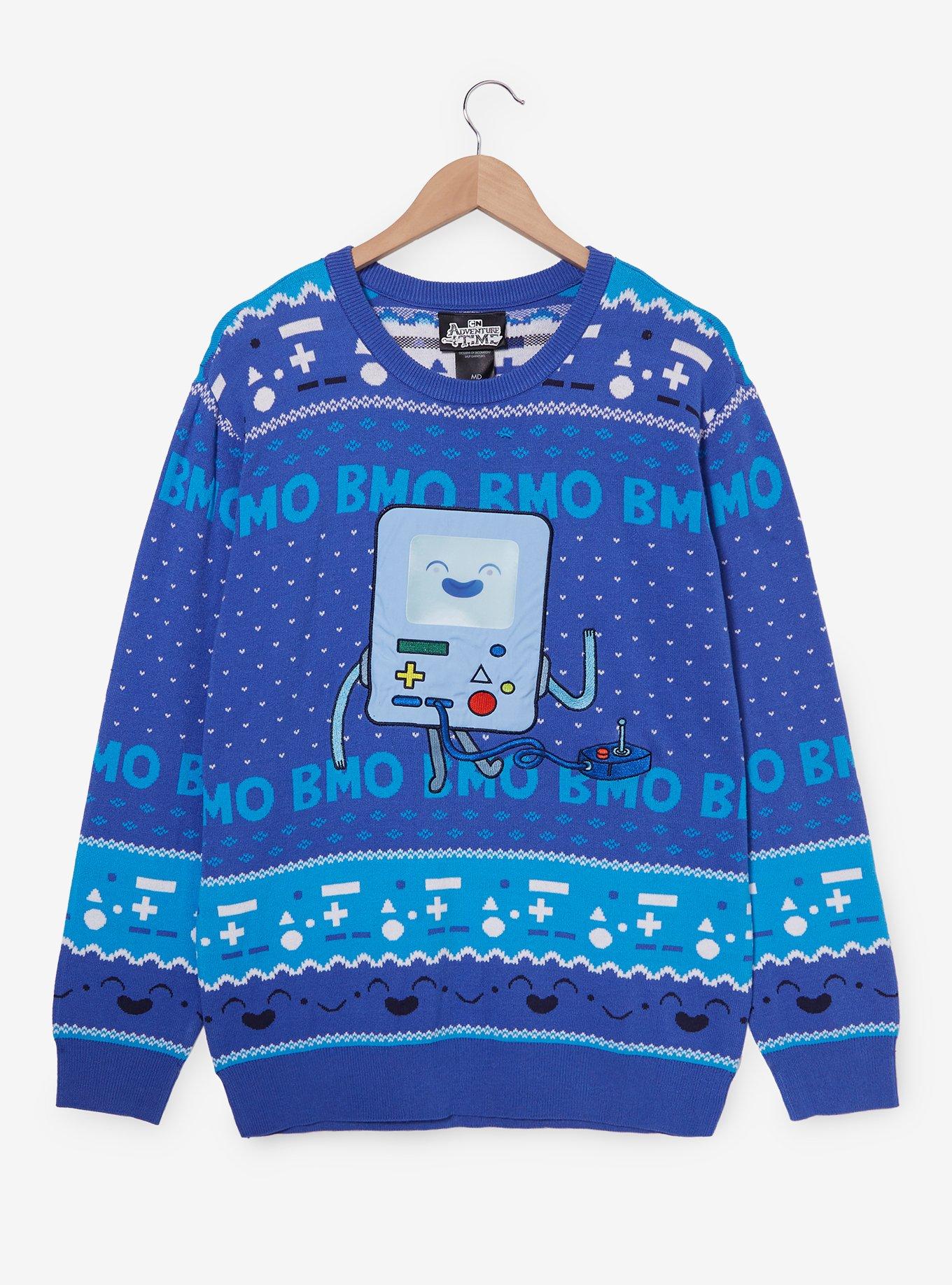 Adventure Time BMO Lenticular Holiday Sweater - BoxLunch Exclusive, , hi-res