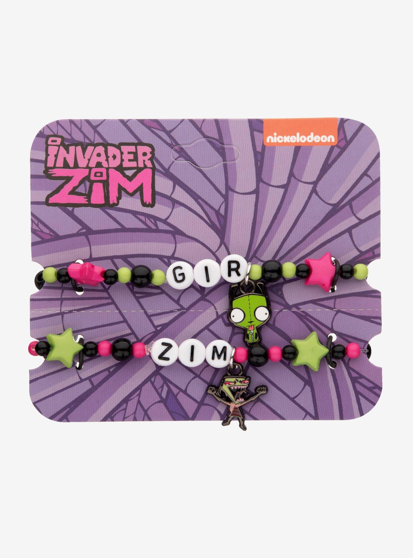 Invader Zim GIR & Zim Best Friend Bracelet Set 