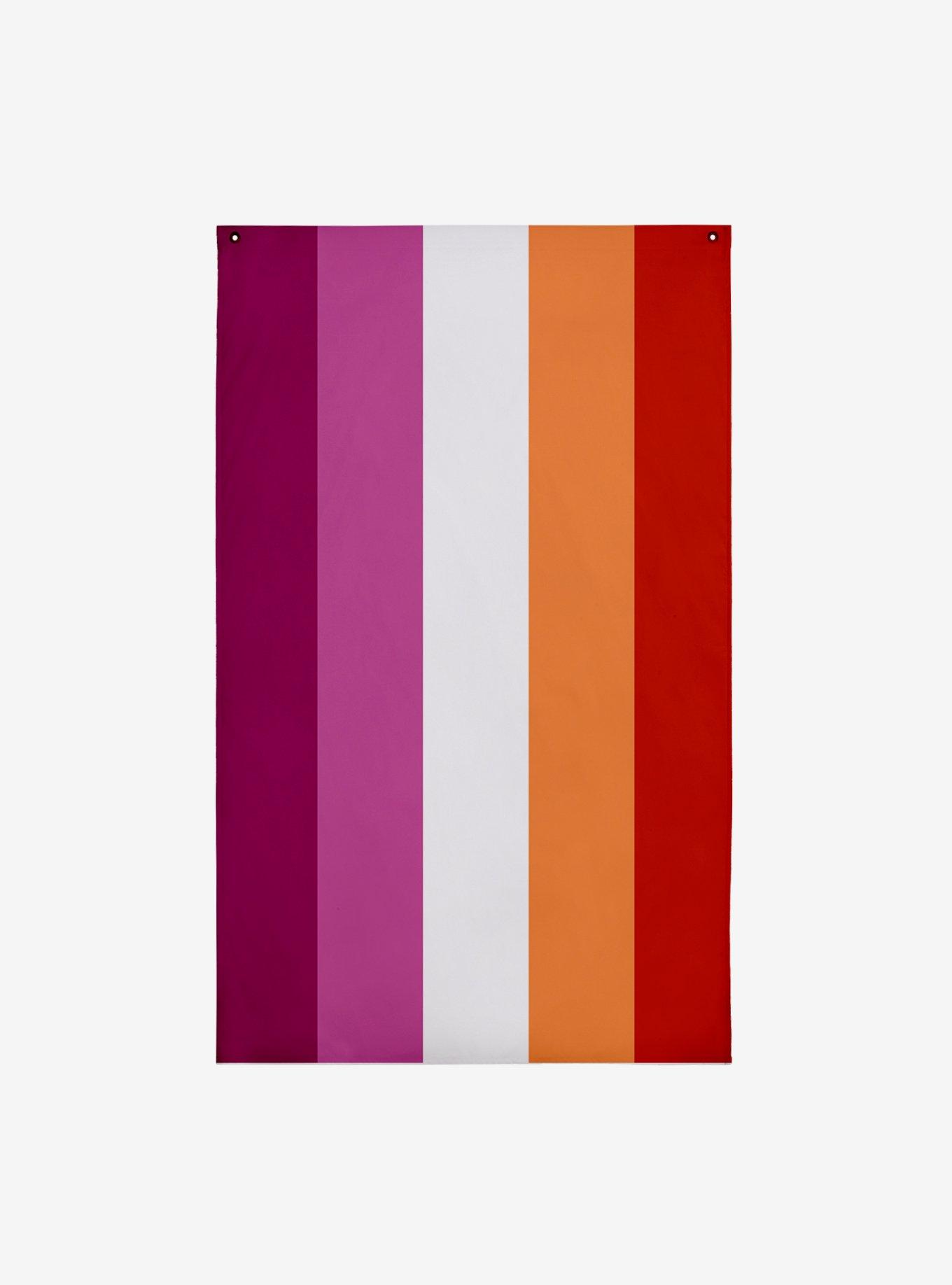 Lesbian Pride Flag Wall Banner, , hi-res
