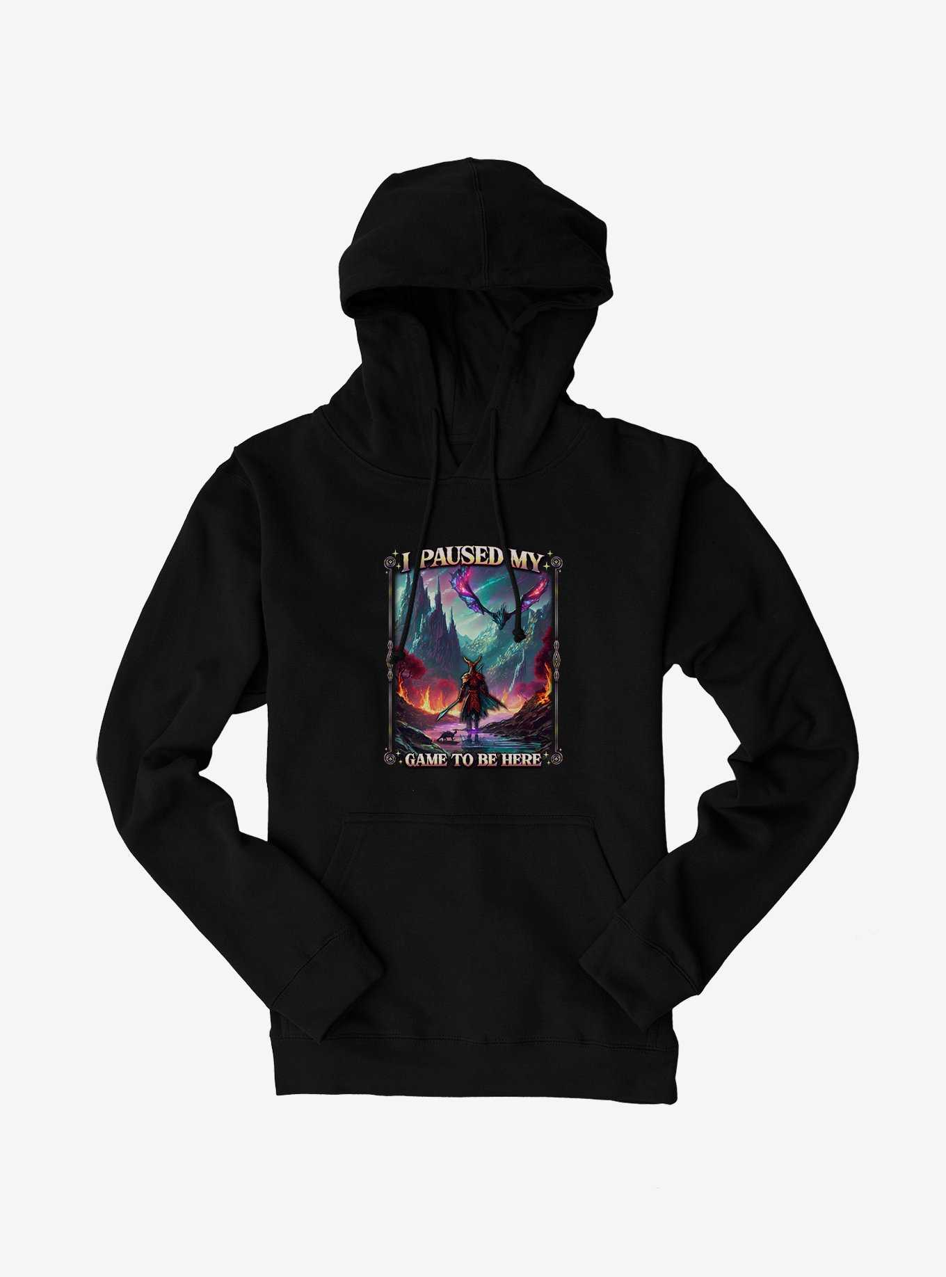 Adventure I Paused My Game To Be Here Hoodie - BLACK | Hot Topic