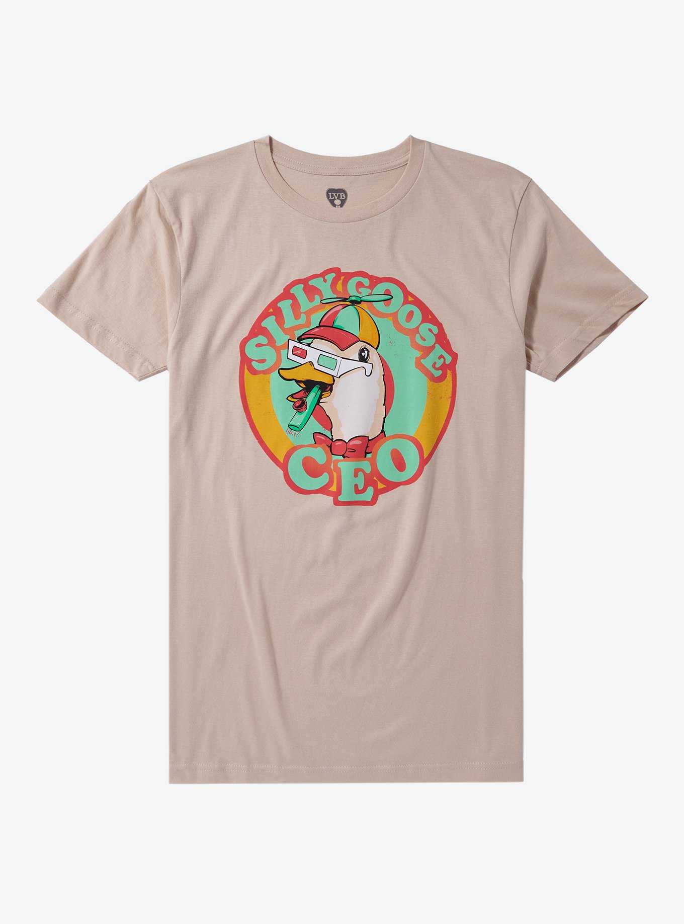 Silly Goose CEO T-Shirt By Ludwig Van Bacon Art, , hi-res