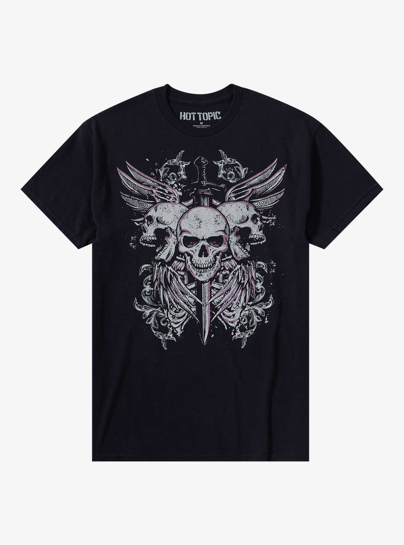 Fallen Swordsmen Skulls T-Shirt, , hi-res