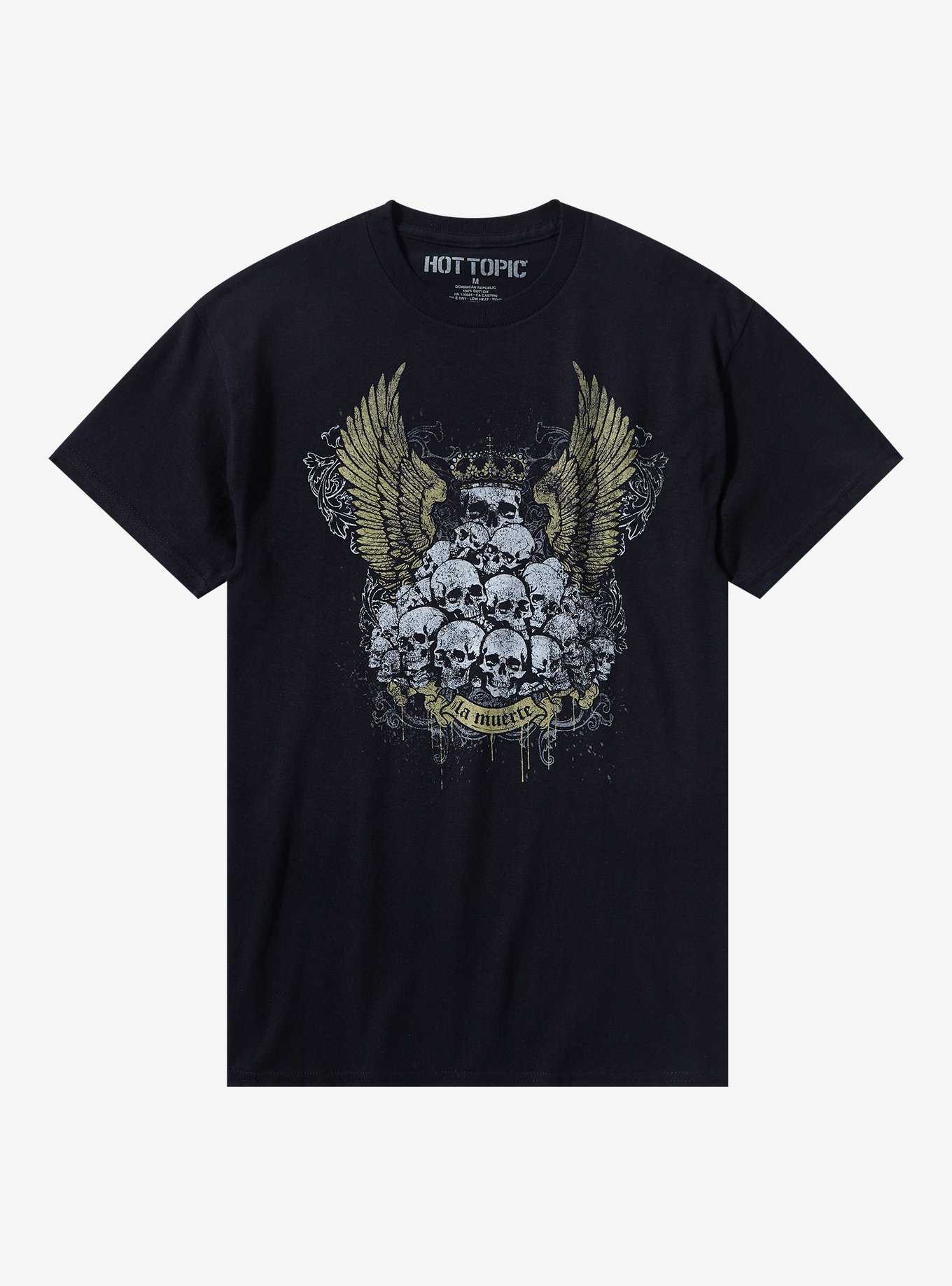 La Muerte Skulls Wings T-Shirt, , hi-res