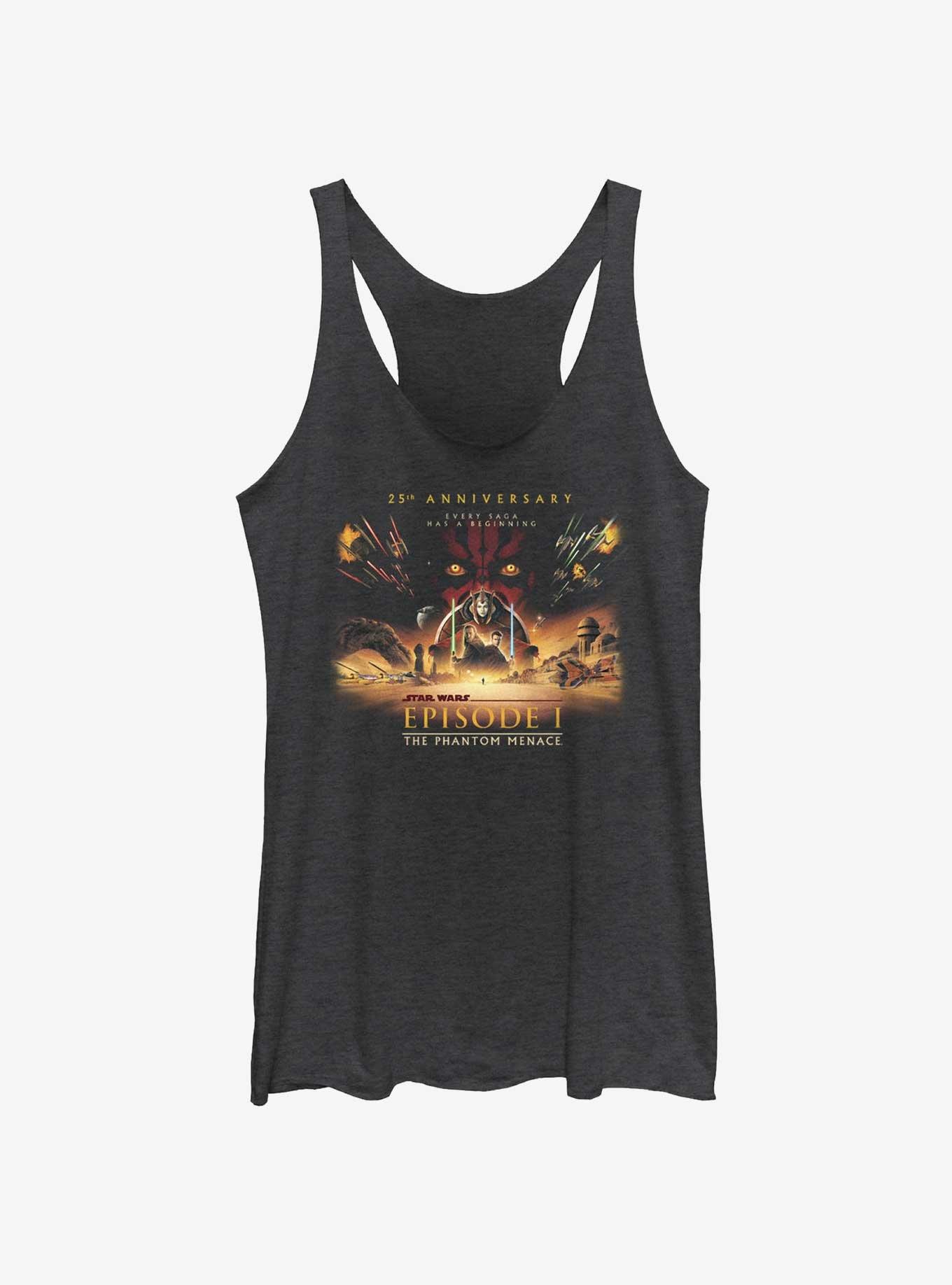 Star Wars Episode I: The Phantom Menace Wide 25th Anniversary Poster Girls Tank, , hi-res