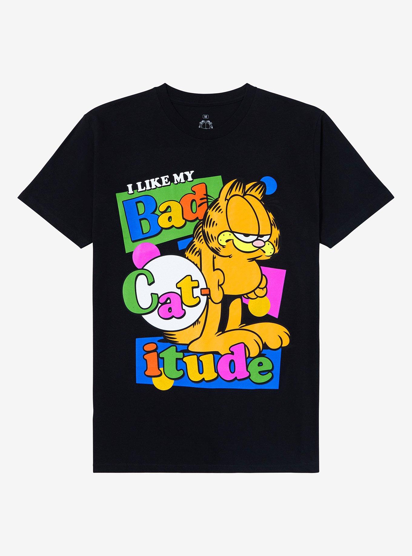 Garfield Bad Catitude T-Shirt, BLACK, hi-res
