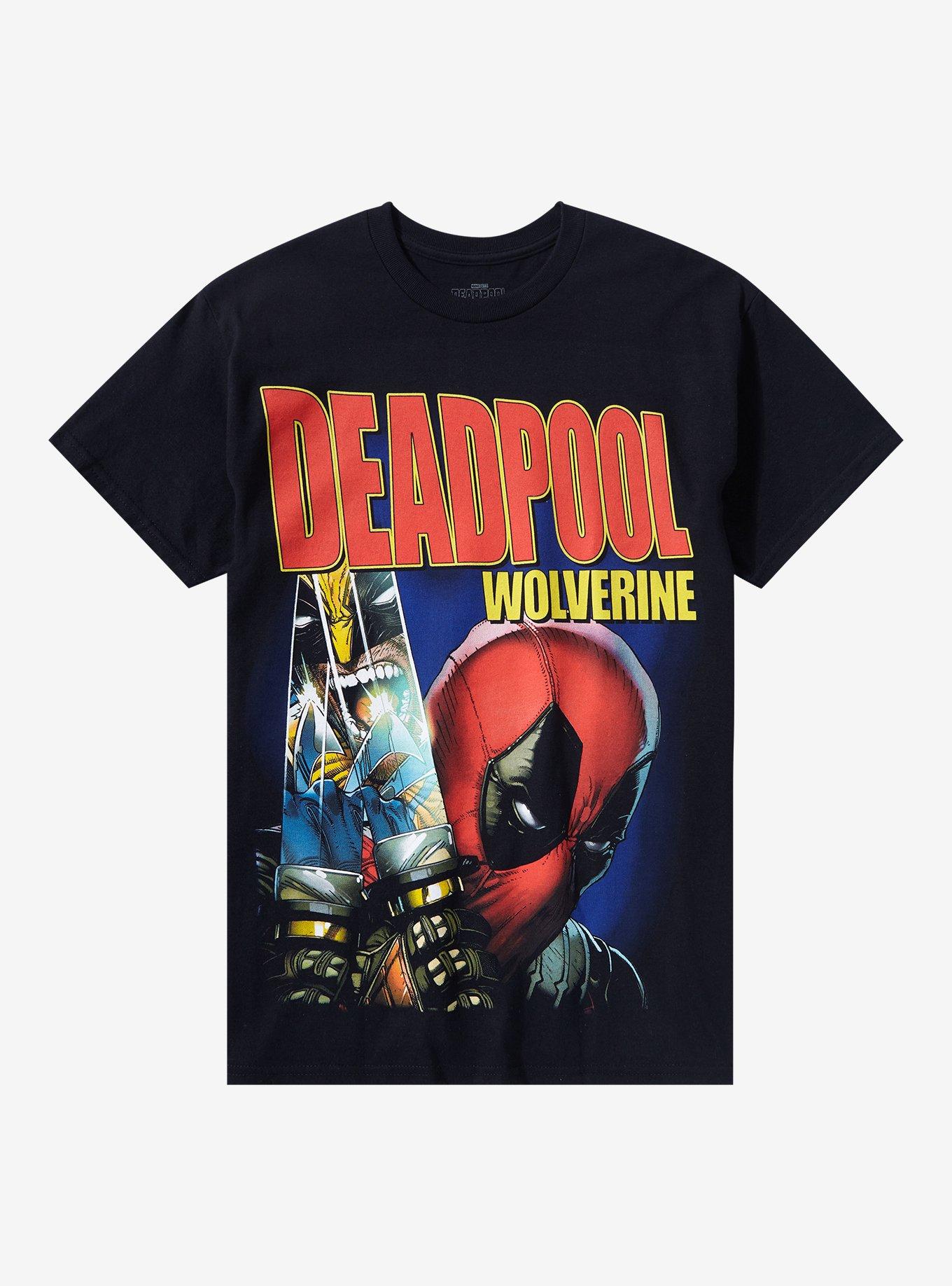 Marvel Deadpool & Wolverine Jumbo Graphic T-Shirt, BLACK, hi-res