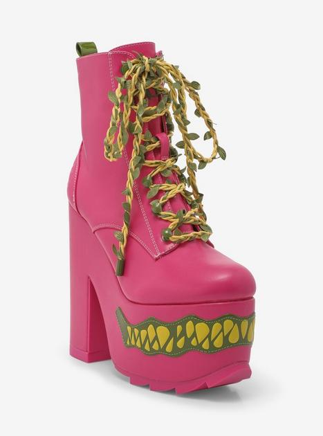 Monster High X YRU Venus McFlytrap Platform Boots Hot Topic