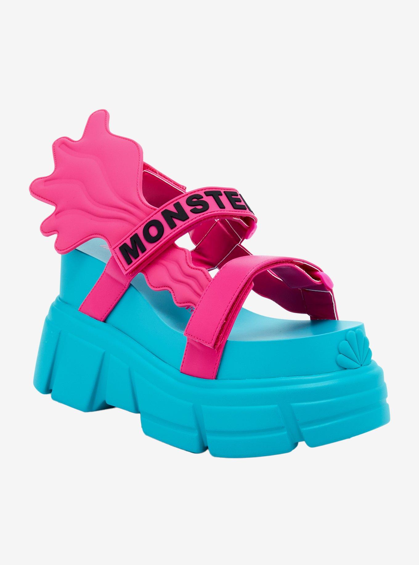 Monster High X YRU Lagoona Strappy Chunky Sandals, , hi-res