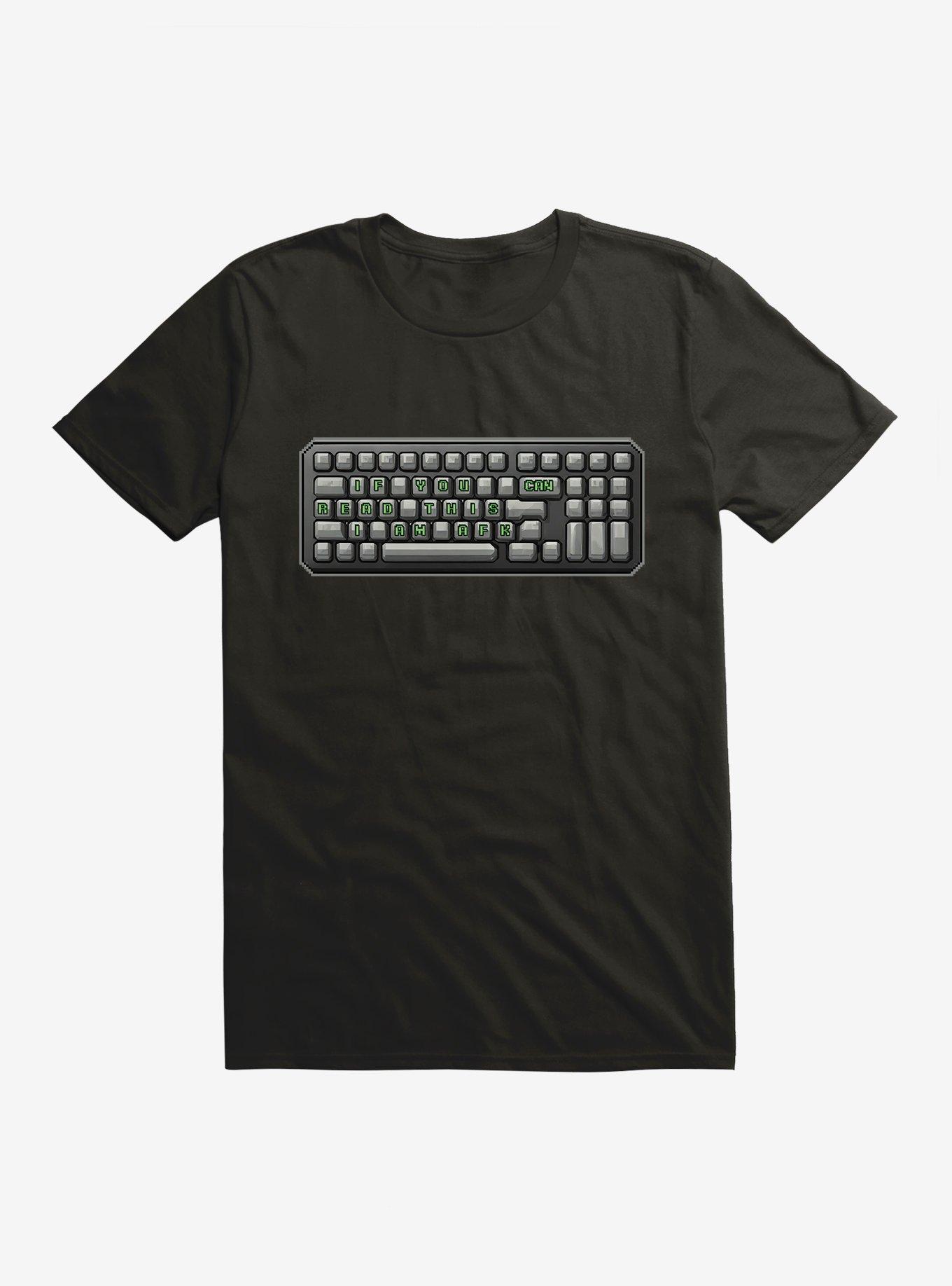 AFK Keyboard T-Shirt, BLACK, hi-res