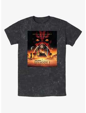 Star Wars Episode I: The Phantom Menace 25th Anniversary Poster Mineral Wash T-Shirt, , hi-res