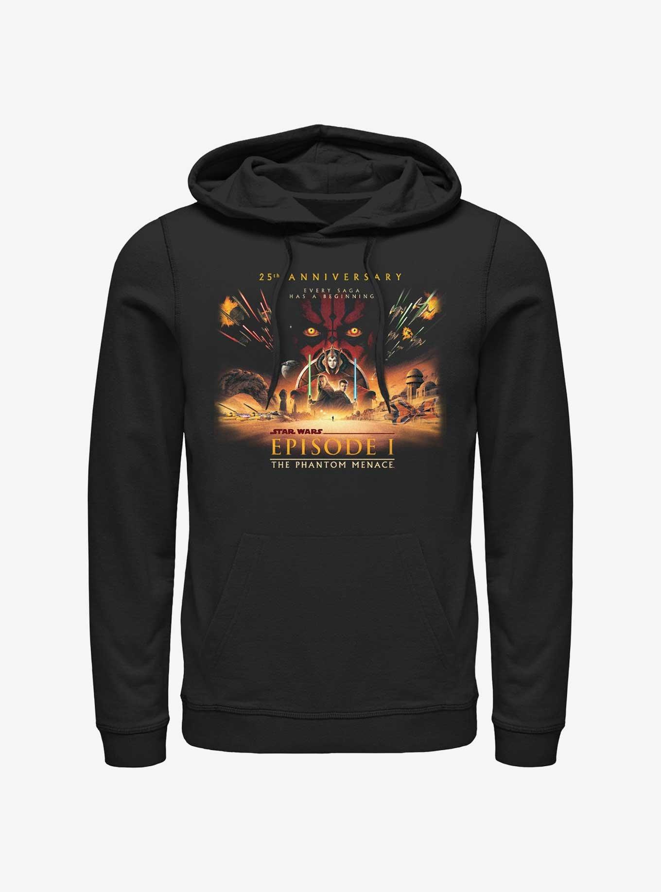 Star Wars Episode I: The Phantom Menace Wide 25th Anniversary Poster Hoodie, , hi-res