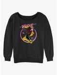 X-Men Rogue Space Girls Slouchy Sweatshirt, BLACK, hi-res