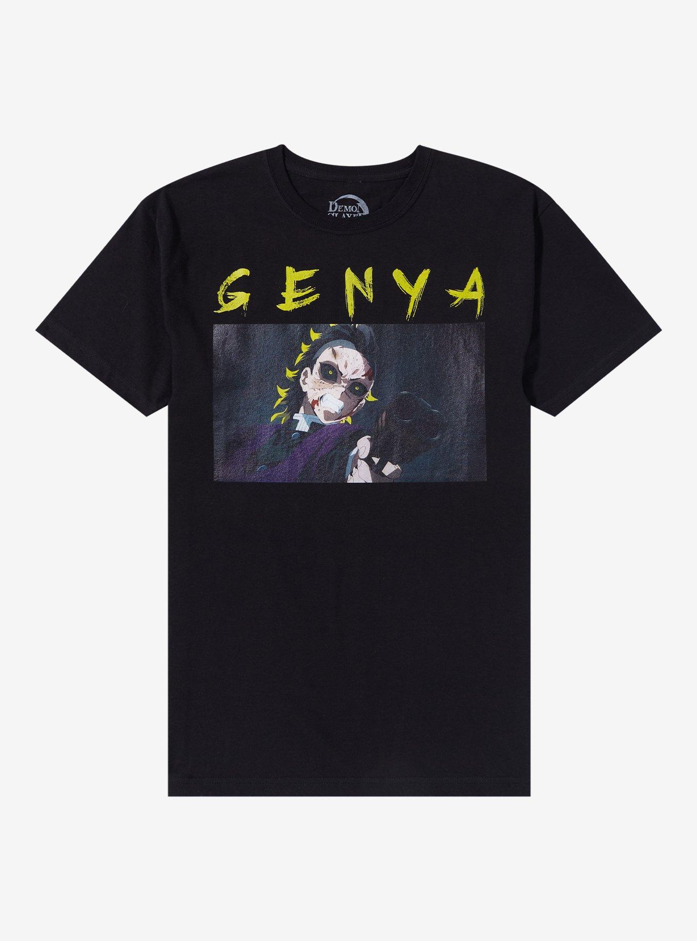 Demon Slayer: Kimetsu No Yaiba Genya Panel T-Shirt, , hi-res