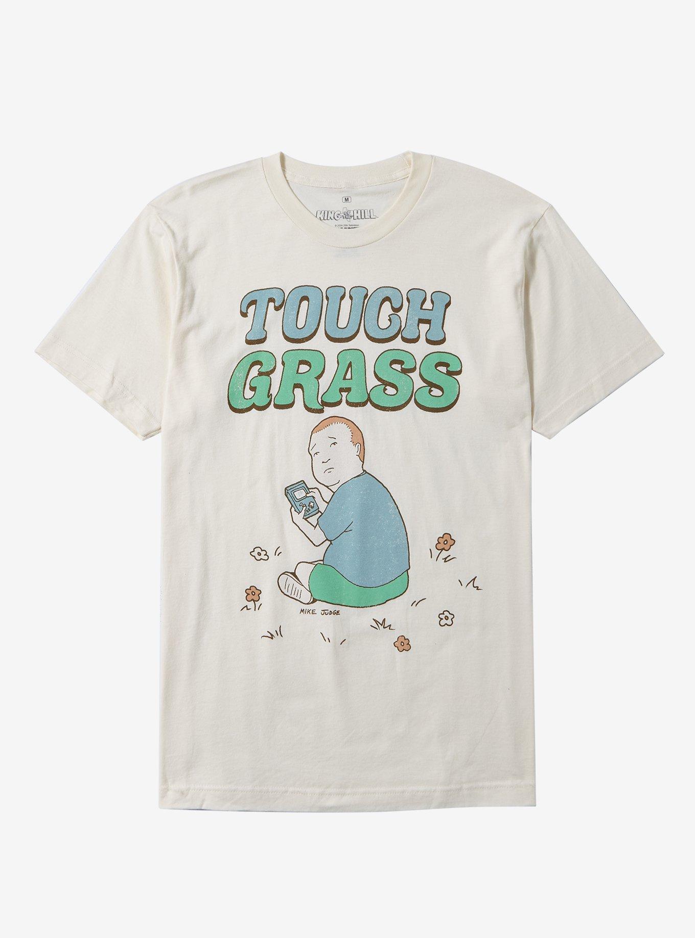 King Of The Hill Bobby Touch Grass T-Shirt, NATURAL, hi-res