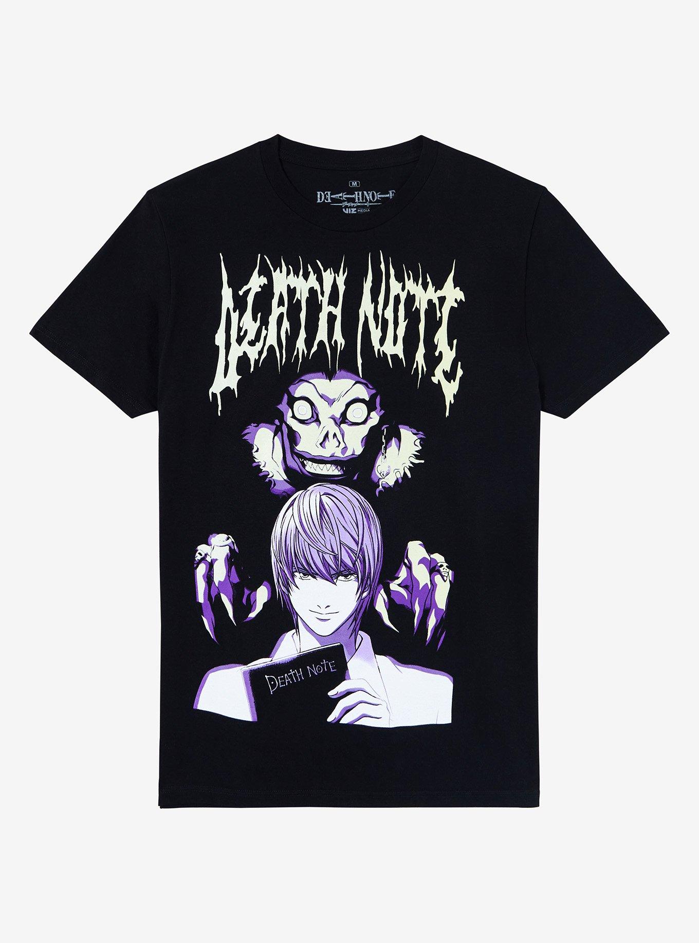 Death Note Light & Ryuk Glow-In-The-Dark T-Shirt, , hi-res