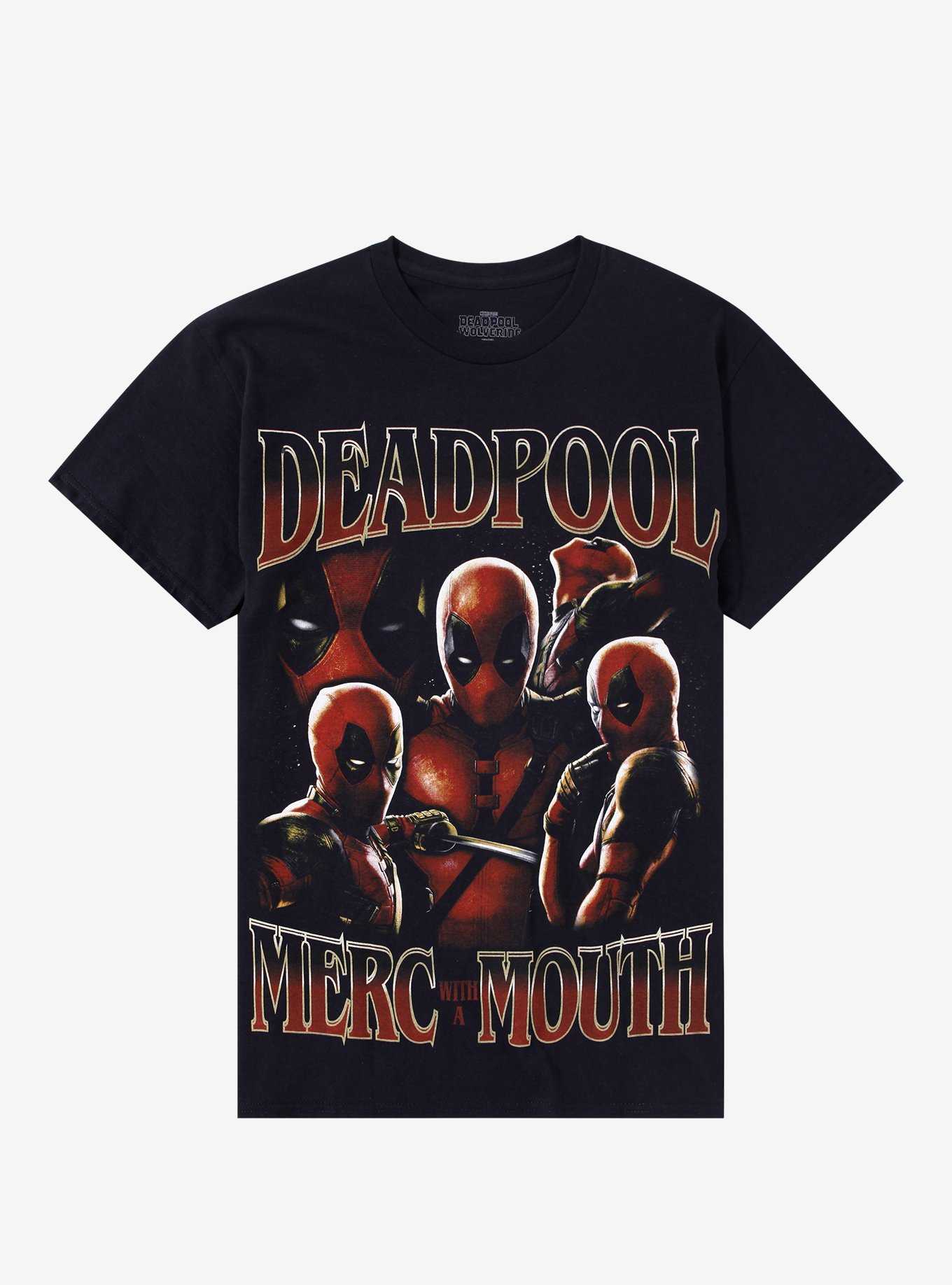 Marvel Deadpool Merc With A Mouth Collage T-Shirt, , hi-res