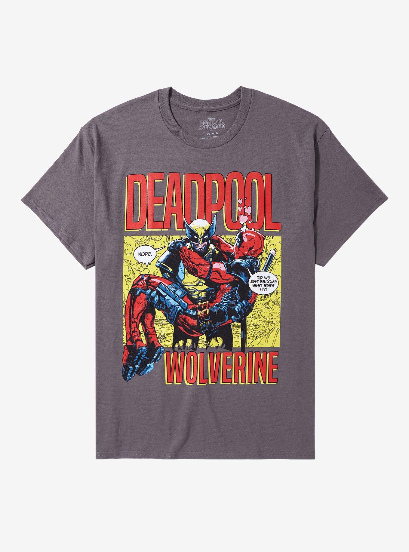 Marvel Deadpool & Wolverine Best Bubs T-Shirt, CHARCOAL, hi-res