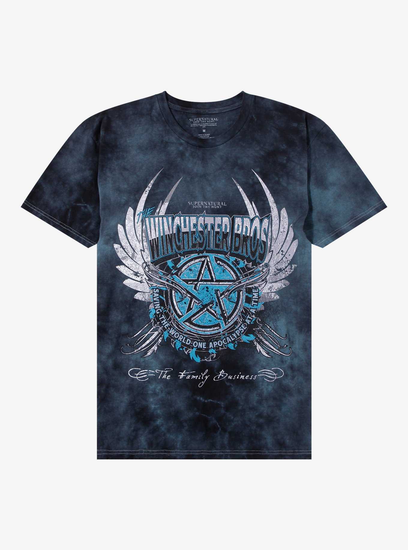 Supernatural Winchester Bros. Wings Tie-Dye T-Shirt, , hi-res