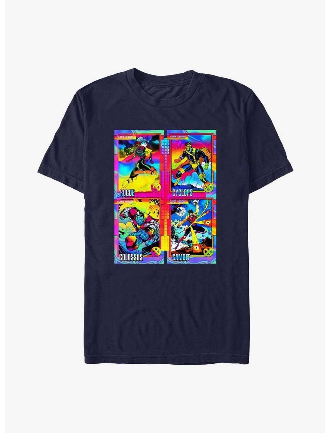 X-Men Hologram Squad T-Shirt, NAVY, hi-res