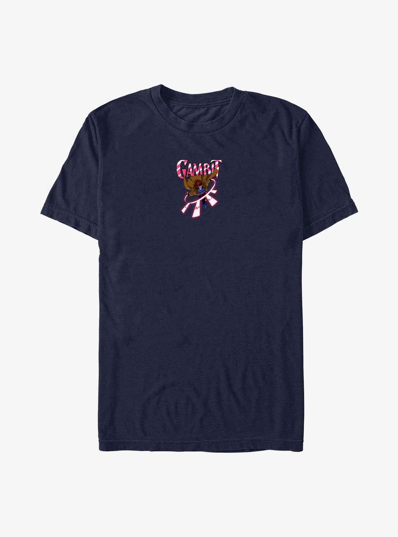 X-Men 90S Show Gambit T-Shirt, NAVY, hi-res