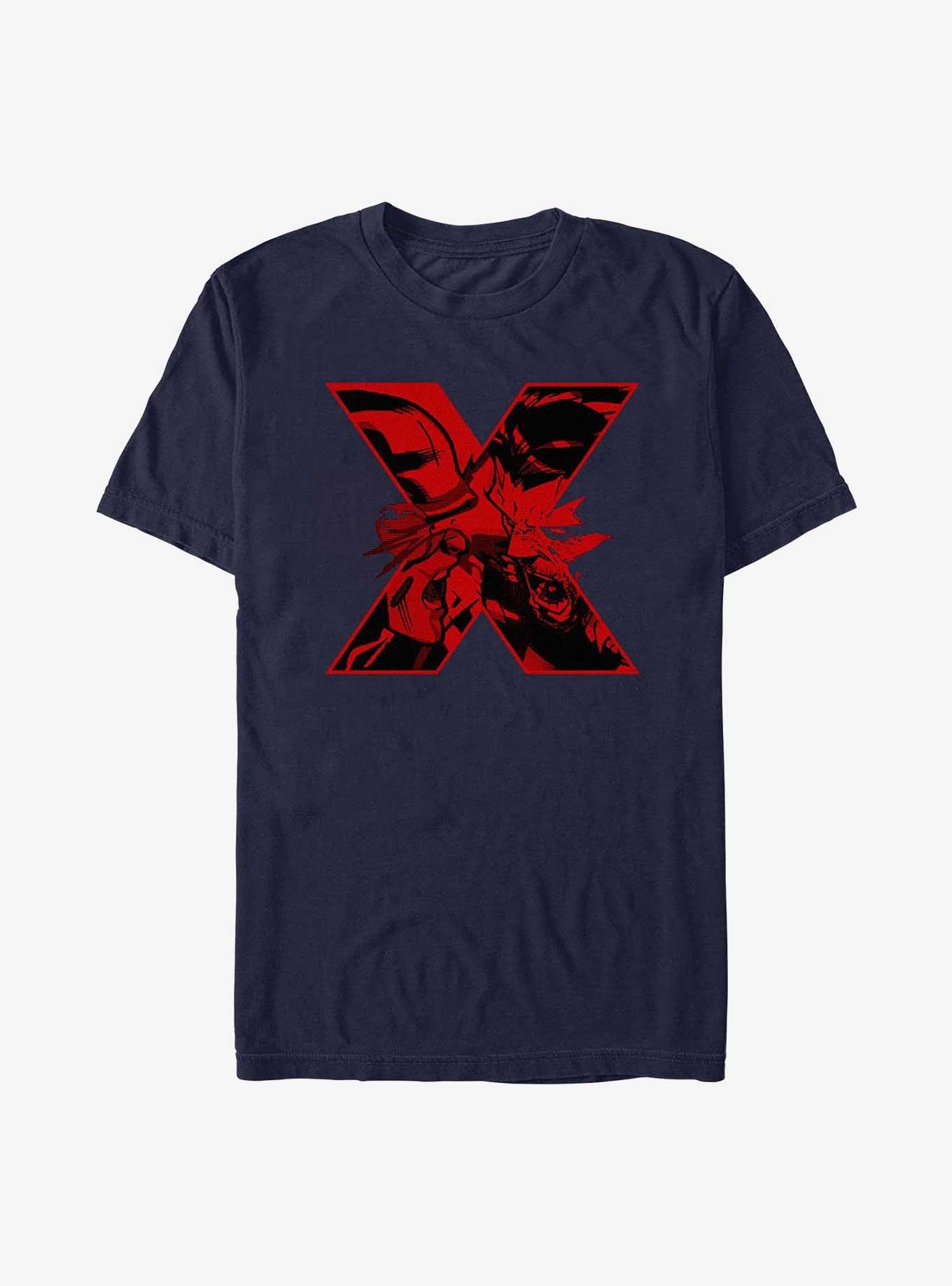 X-Men Cyclops X Wolverine T-Shirt, NAVY, hi-res