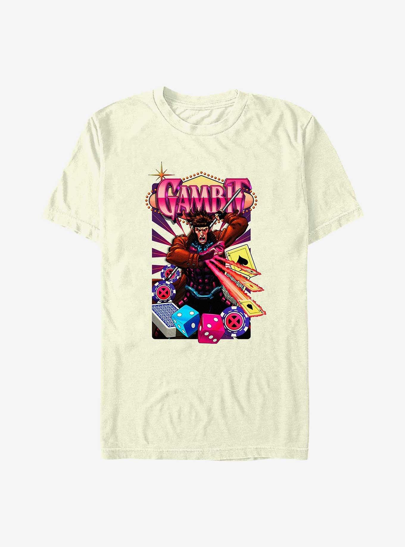 X-Men Gambit Roll T-Shirt, NATURAL, hi-res