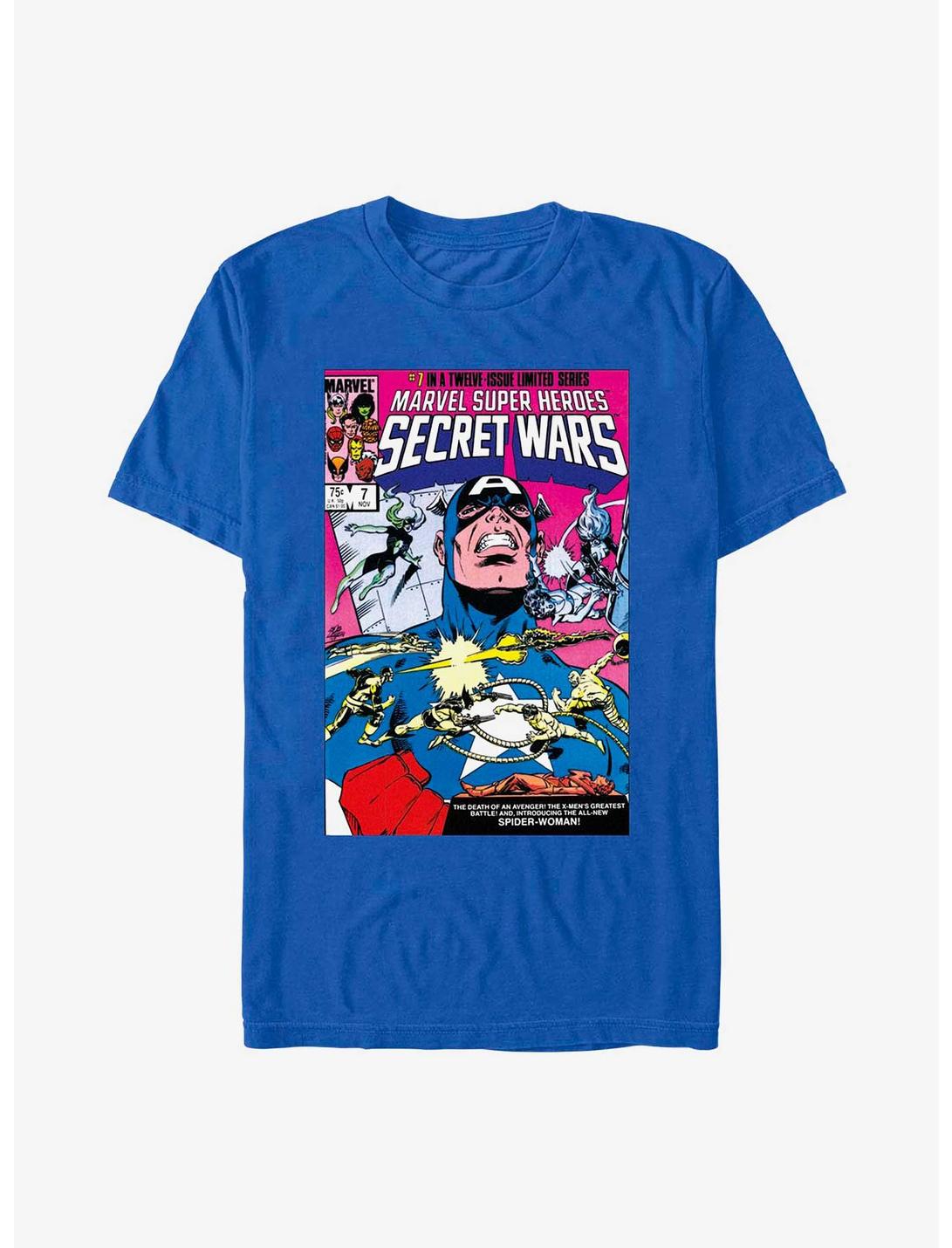 X-Men Secret Wars Vol7 Poster T-Shirt, ROYAL, hi-res