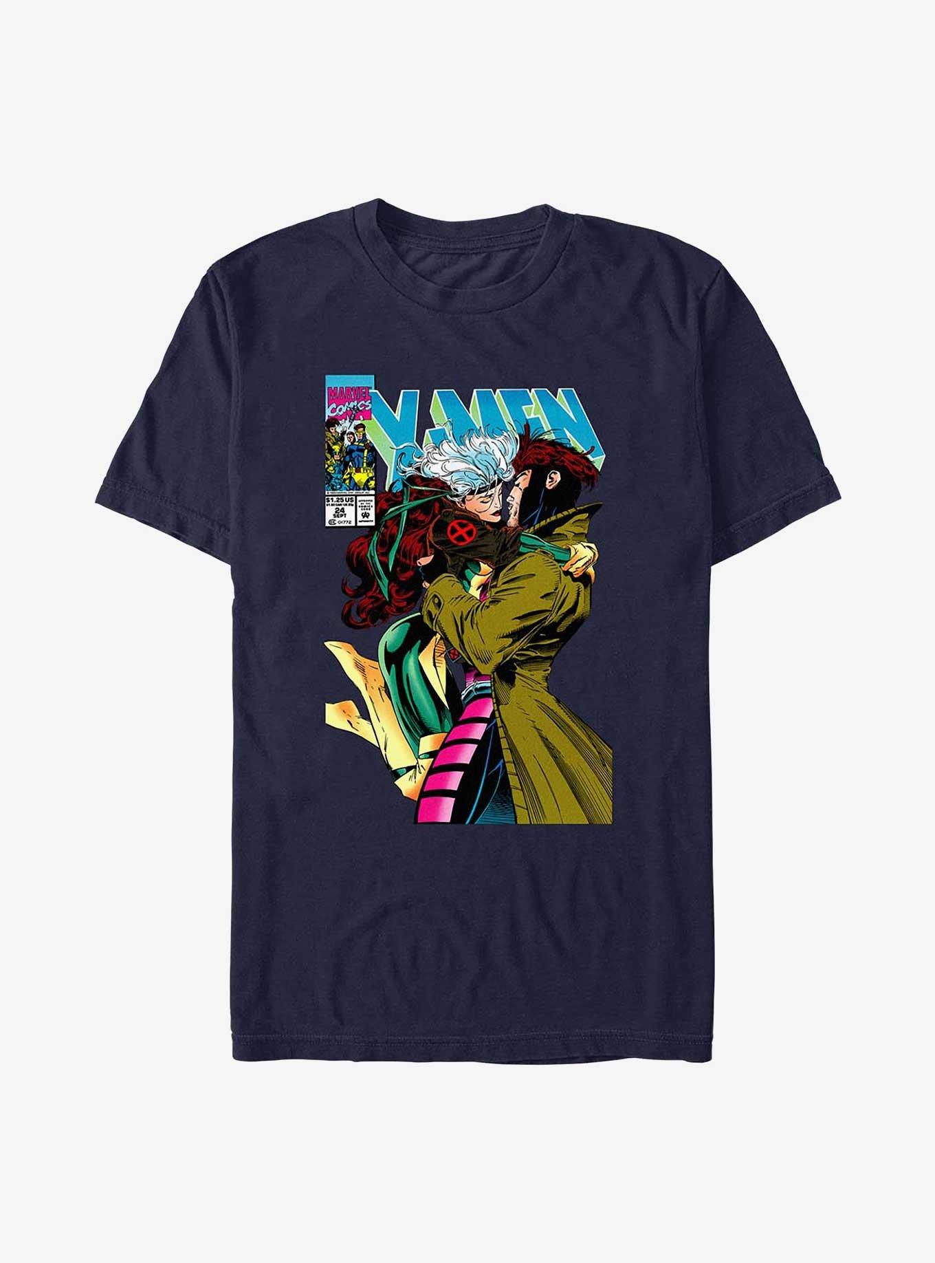 X-Men Rogue & Gambit 4Eva T-Shirt, NAVY, hi-res