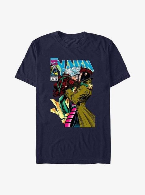 X-men Rogue & Gambit 4eva T-shirt - Blue 