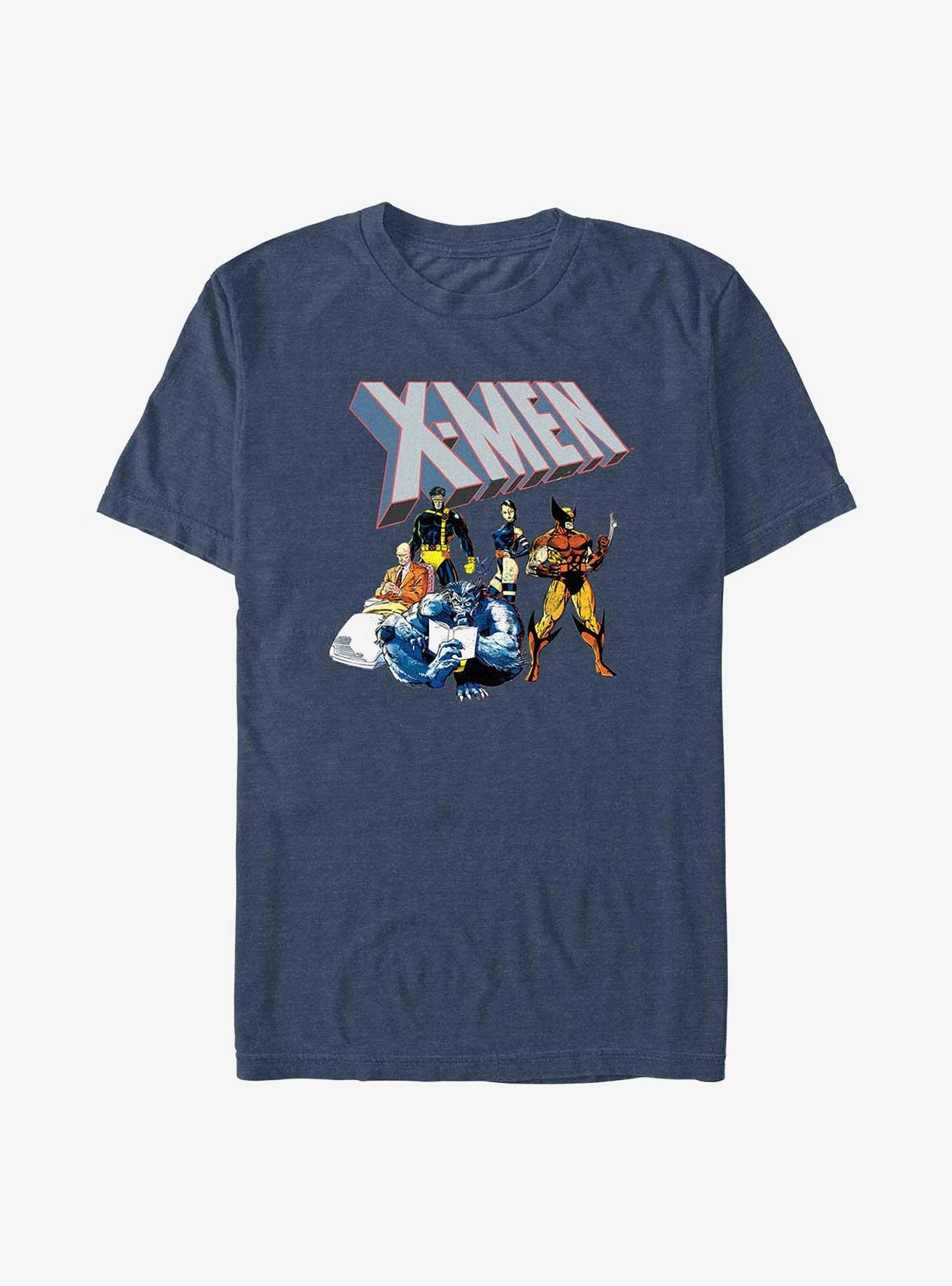 X-Men Intermission T-Shirt, NAVY HTR, hi-res