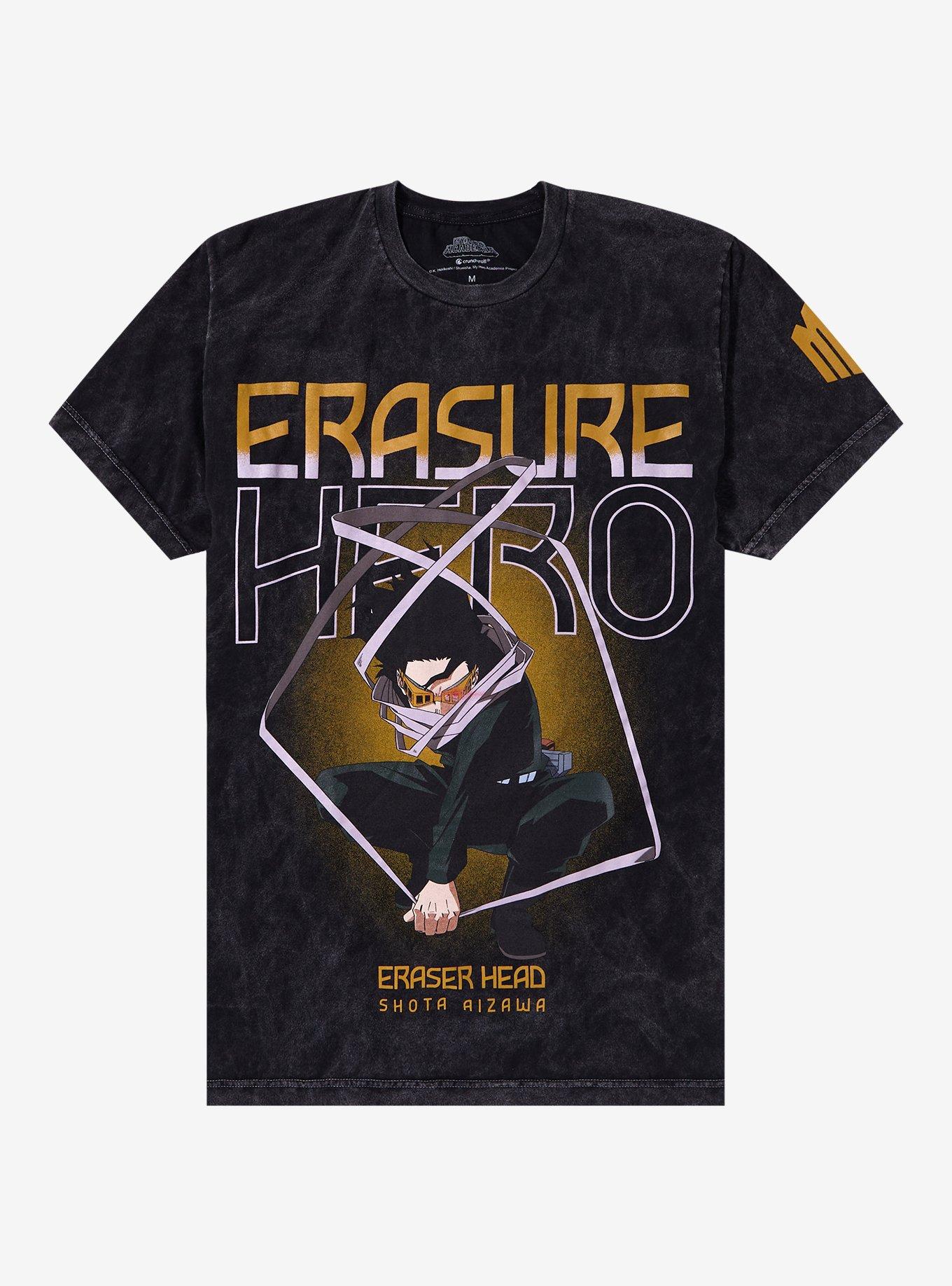 My Hero Academia Eraser Head Mineral Wash T-Shirt, MULTI, hi-res