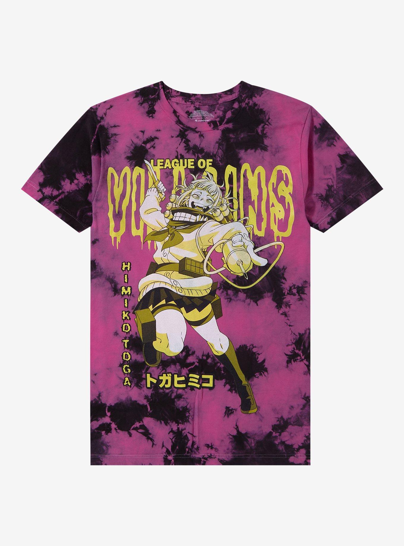 My Hero Academia League Of Villains Toga Tie-Dye T-Shirt, , hi-res