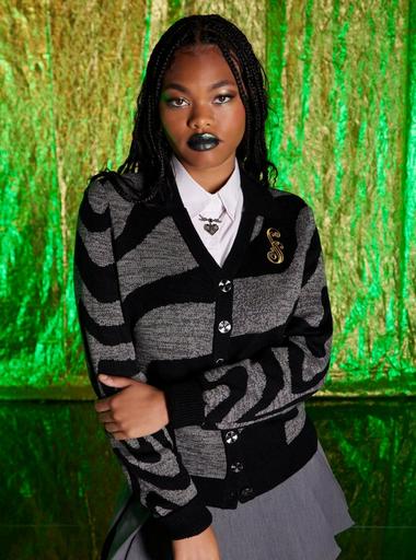 【 新品 】 amachi. Waterscape Hand Cardigan Watercolor Waves 4-Way Cardigan | NIC+ZOE