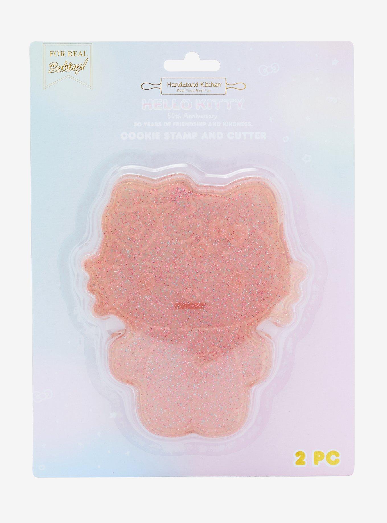Hello Kitty 50th Anniversary Figural Cookie Stamp & Cutter, , hi-res