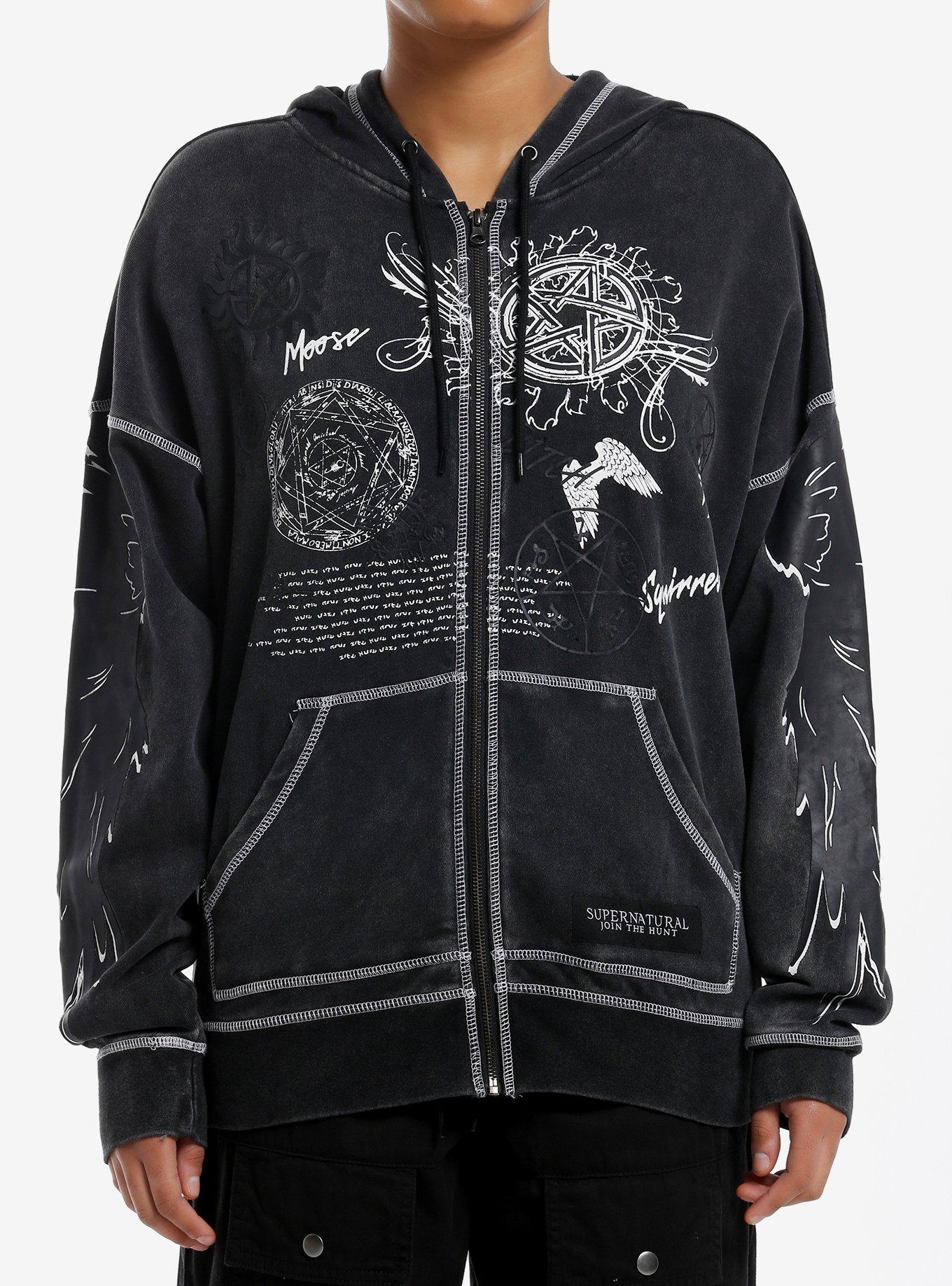 Supernatural hoodie hot topic on sale