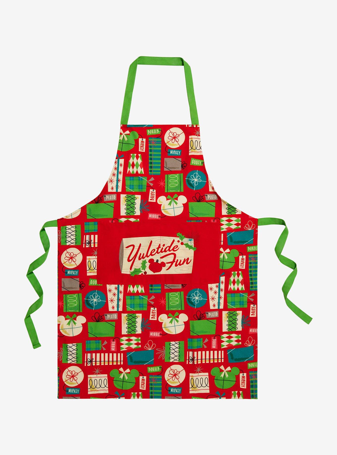 Disney Parks Mickey high quality Mouse Apron Chef Cooking Tradition Classic Red and Black