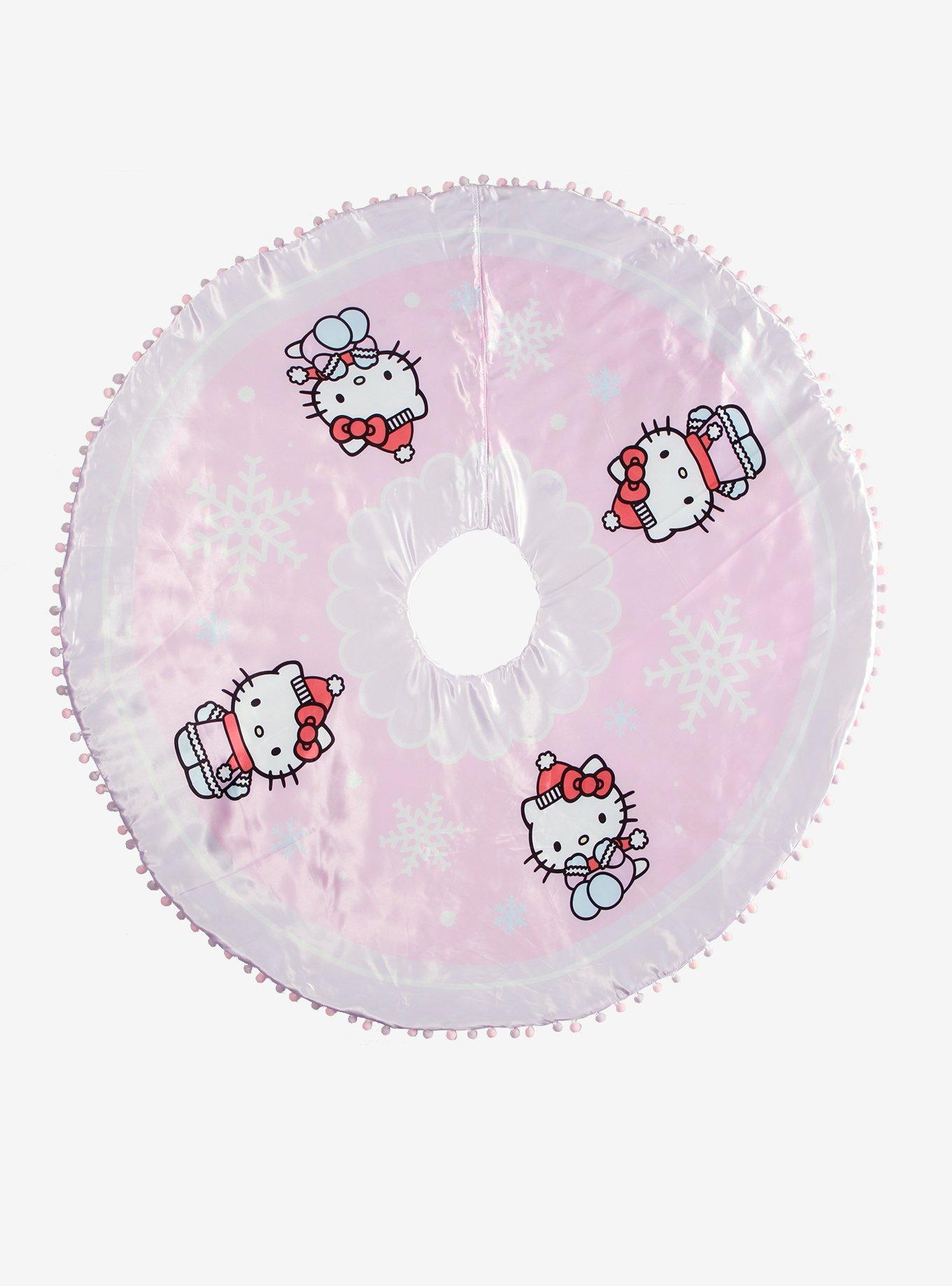 Hello Kitty Pom Pom Tree Skirt, , hi-res