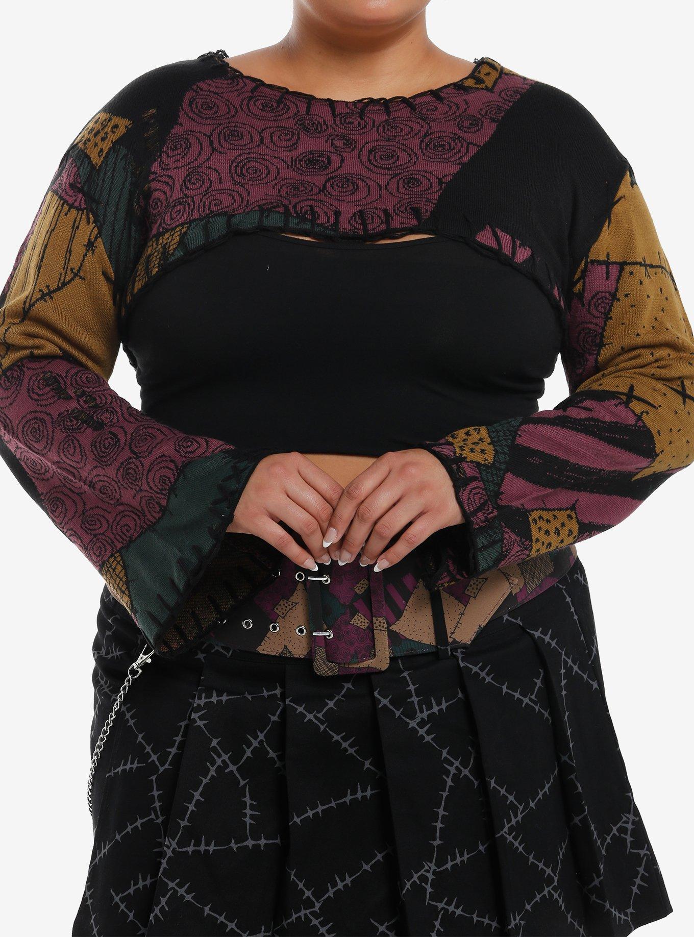 Her Universe The Nightmare Before Christmas Sally Bolero Crop Shrug Plus Size, MULTI, hi-res