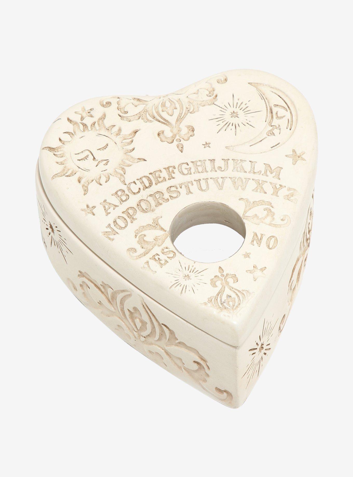 Spirit Board Planchette White Card Trinket Dish