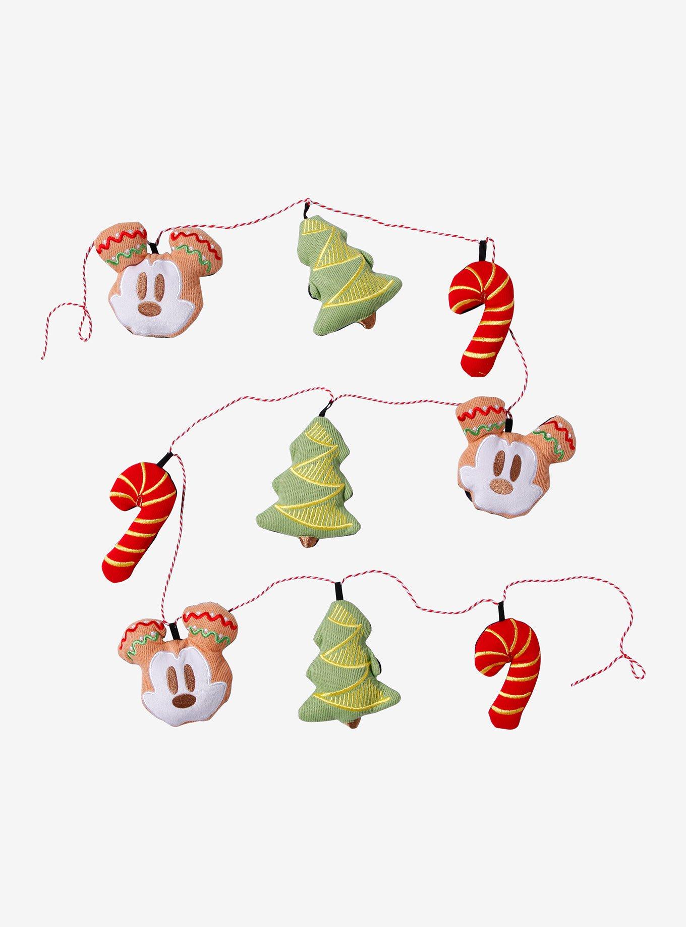 Disney Mickey Mouse Holiday Plush Garland, , hi-res