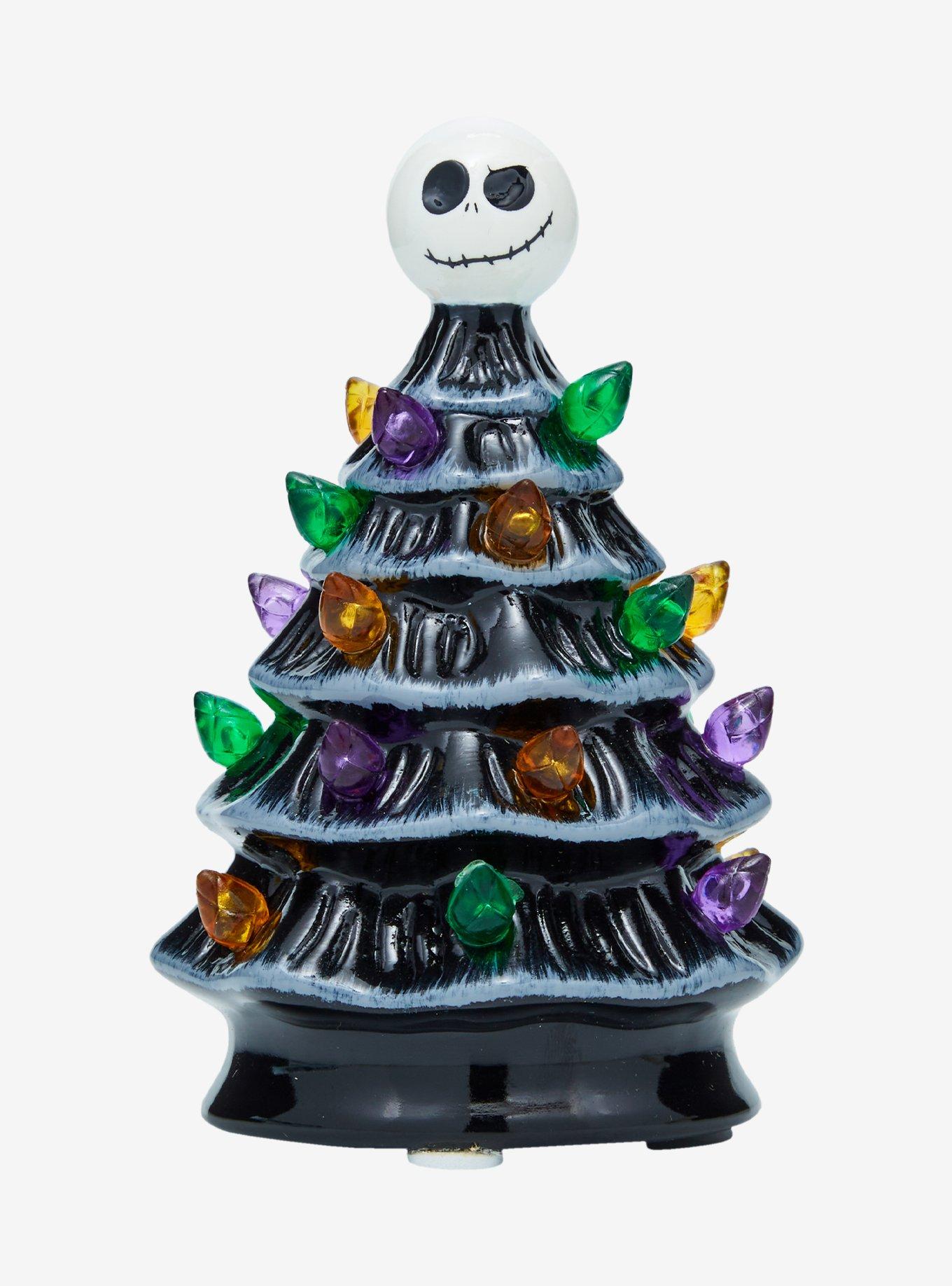 The Nightmare Before Christmas Jack Light-Up Mini Ceramic Tree, , hi-res