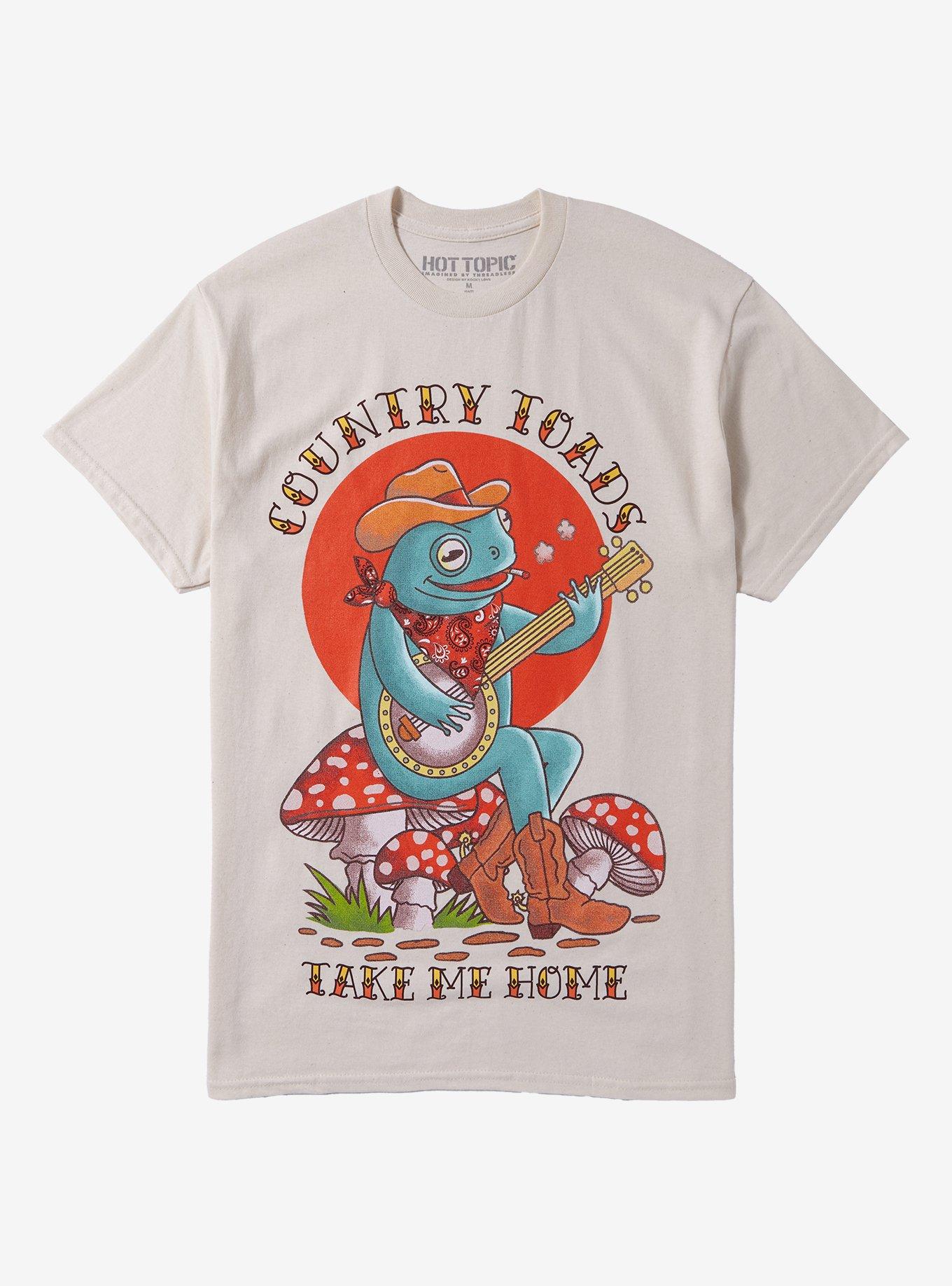 Country Toads Take Me Home T-Shirt By Kooky Love, NATURAL, hi-res