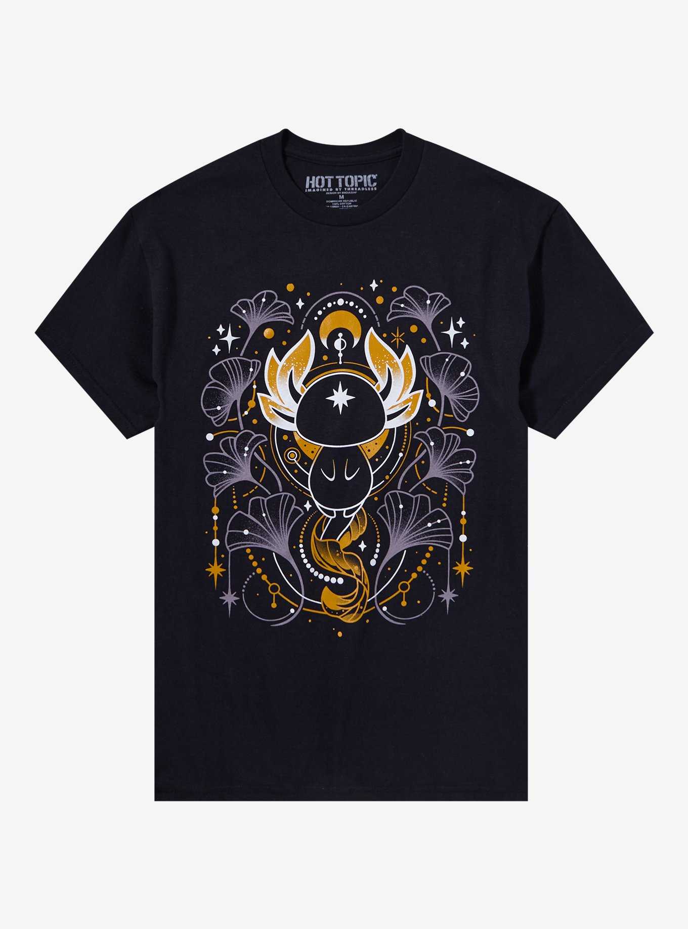 Mystical Axolotl T-Shirt By Snouleaf, , hi-res
